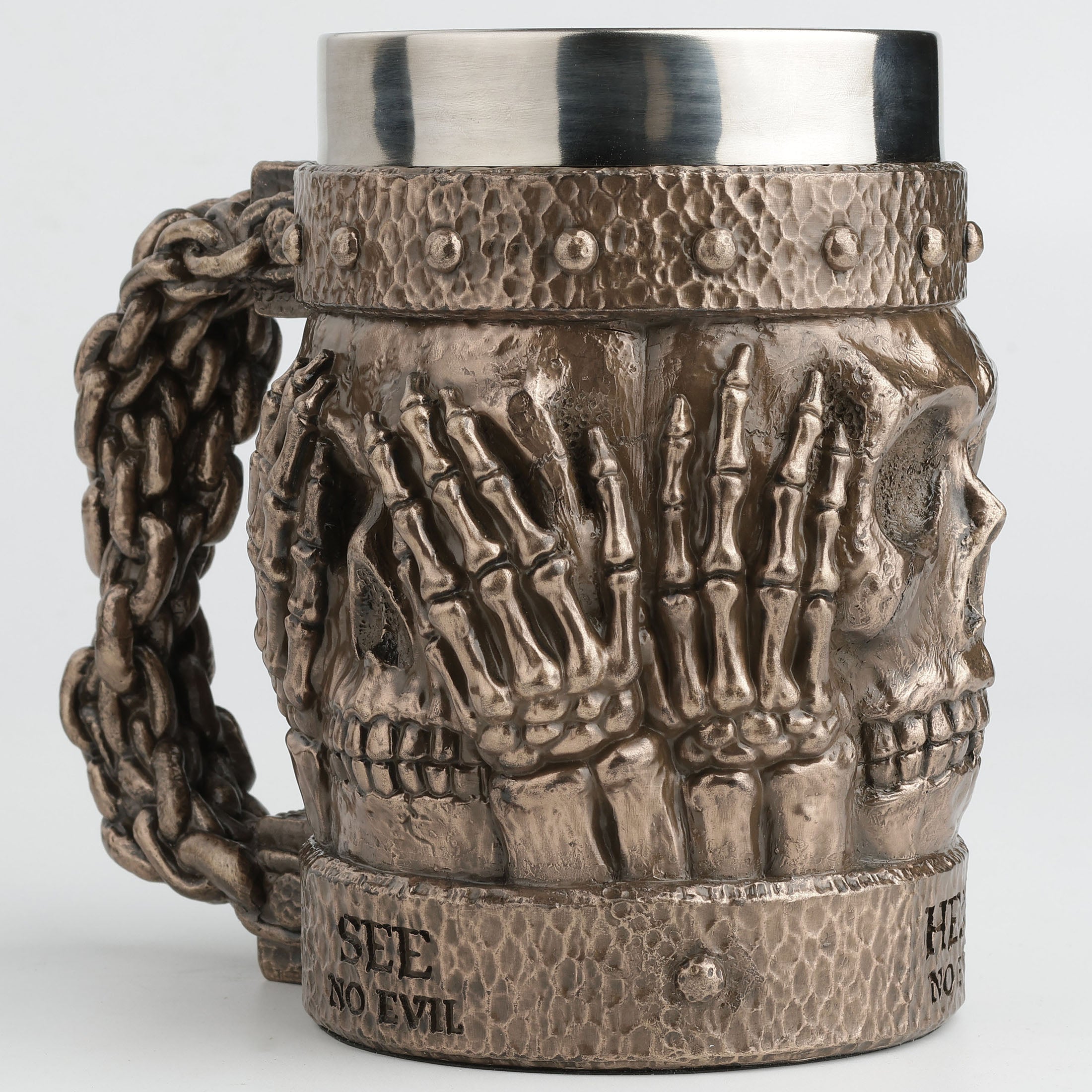 Out Of Sight Out Of Mind Skeleton Stein