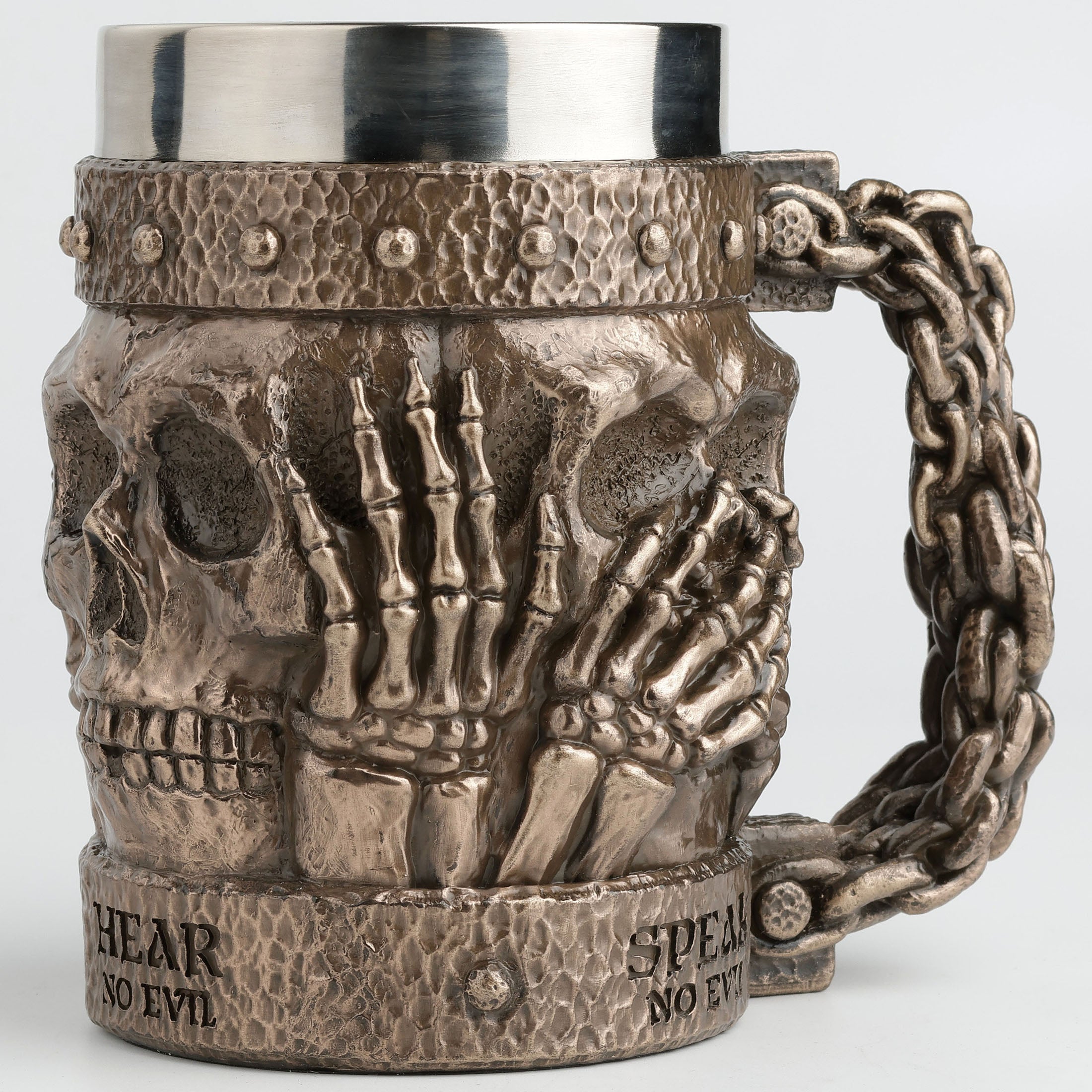Out Of Sight Out Of Mind Skeleton Stein