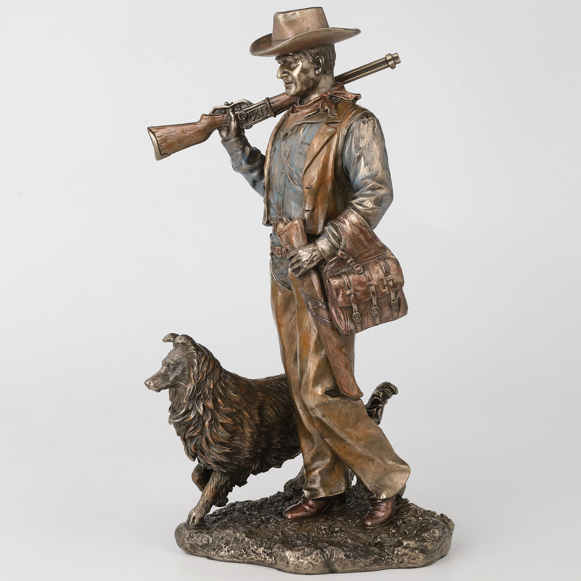 Frontier Companions Cowboy With Dog