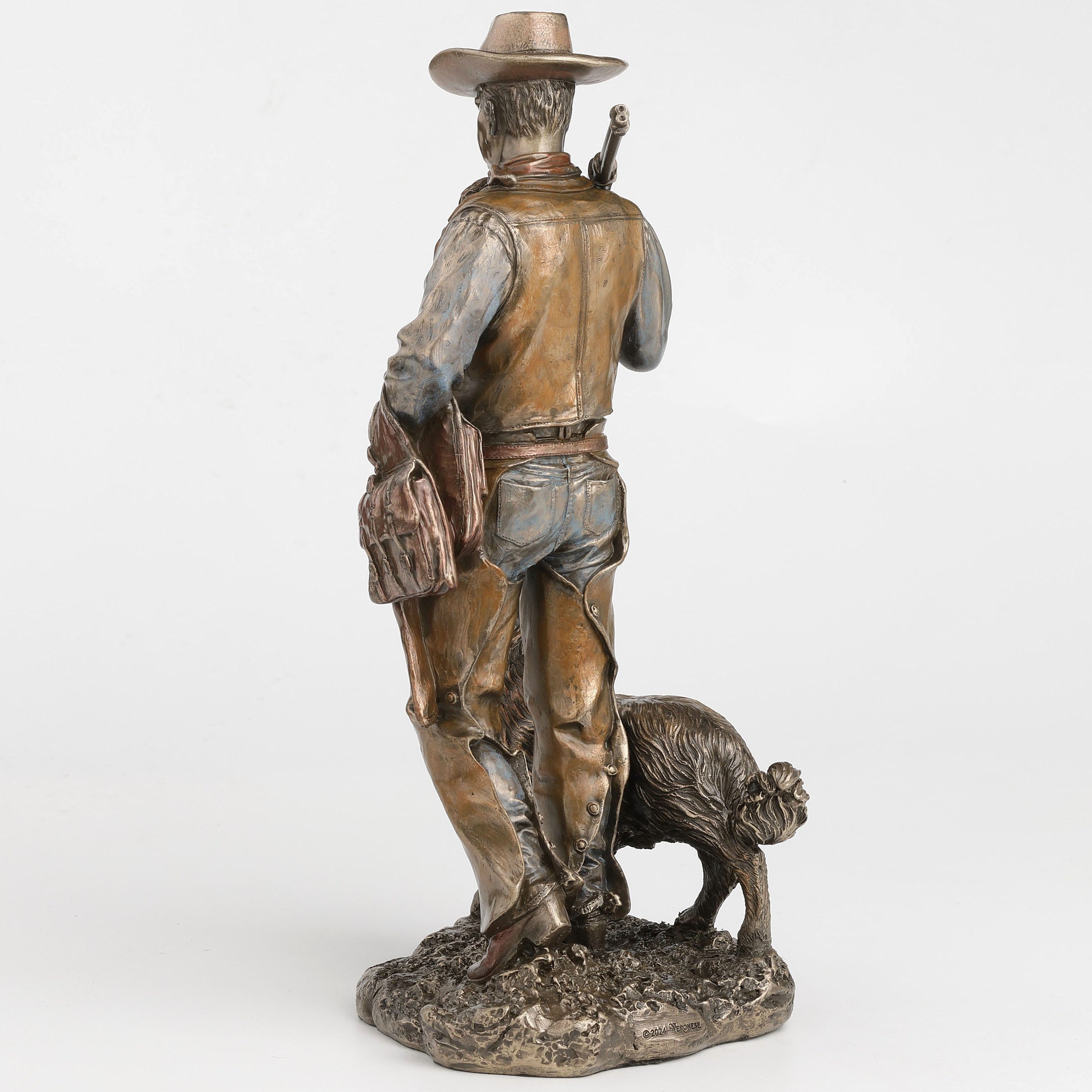 Frontier Companions Cowboy With Dog