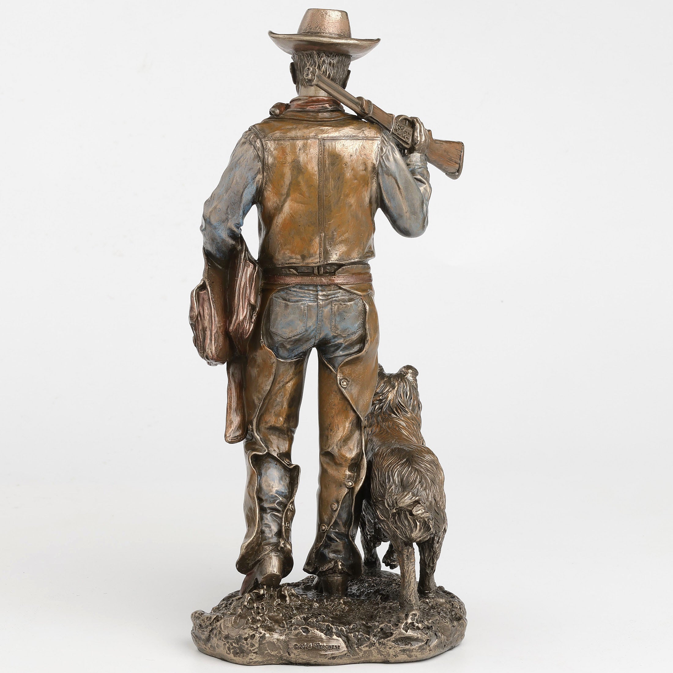 Frontier Companions Cowboy With Dog