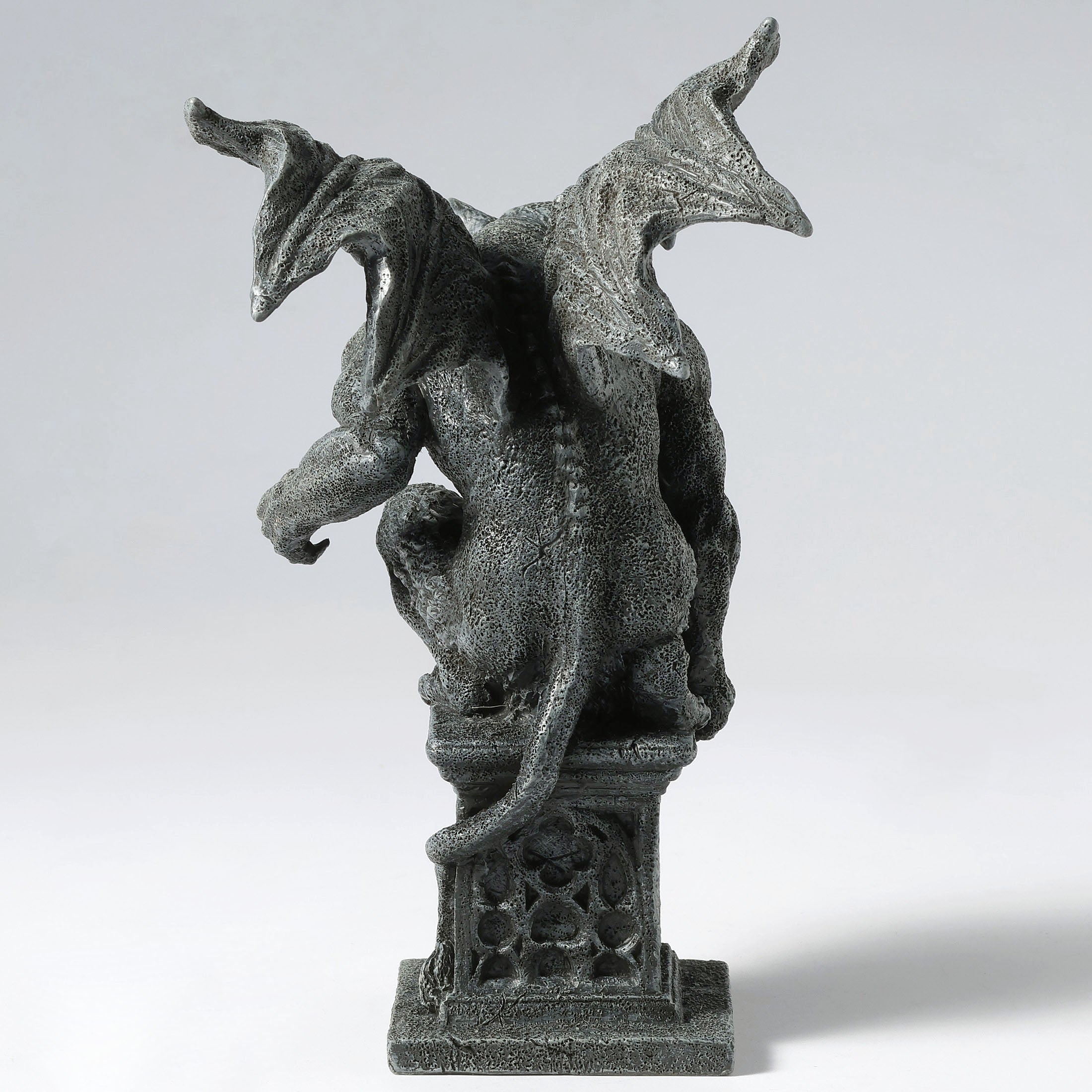 Winged Gargoyle Kneeling On One Knee