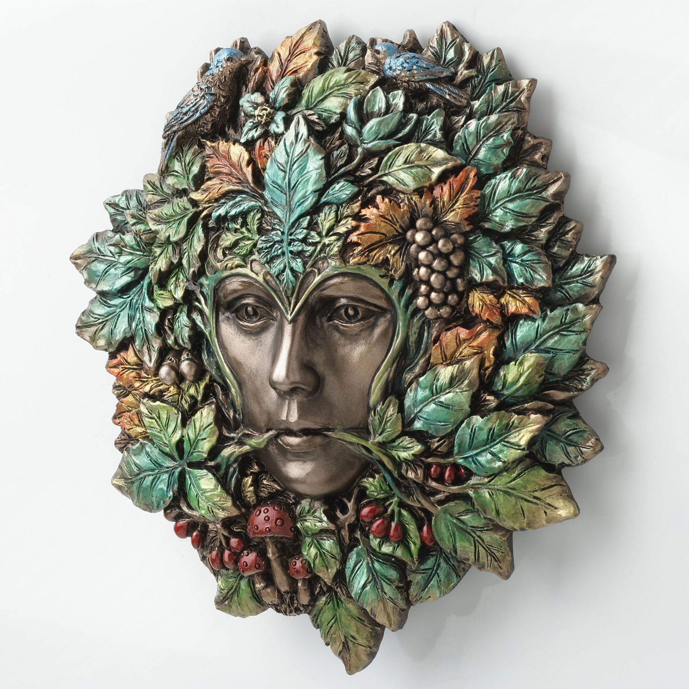 Greenman Lady Of Abundance Wall Plaque