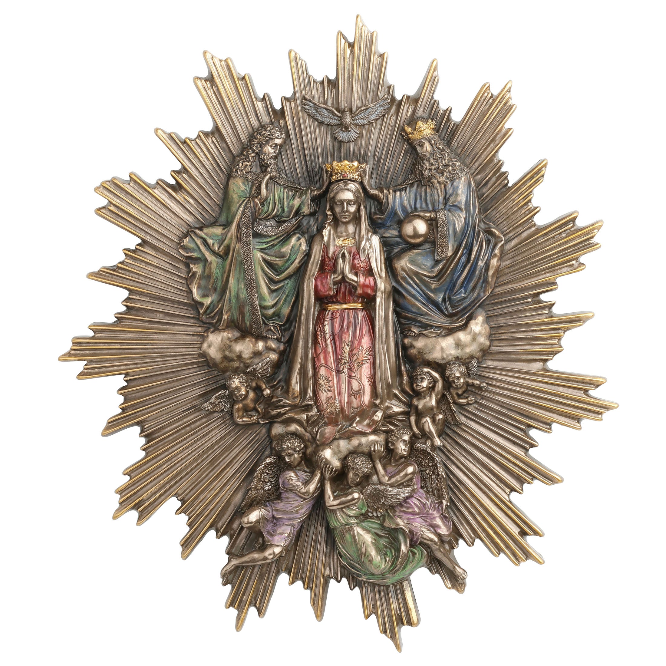 Crowning Of Virgin Wall Plaque