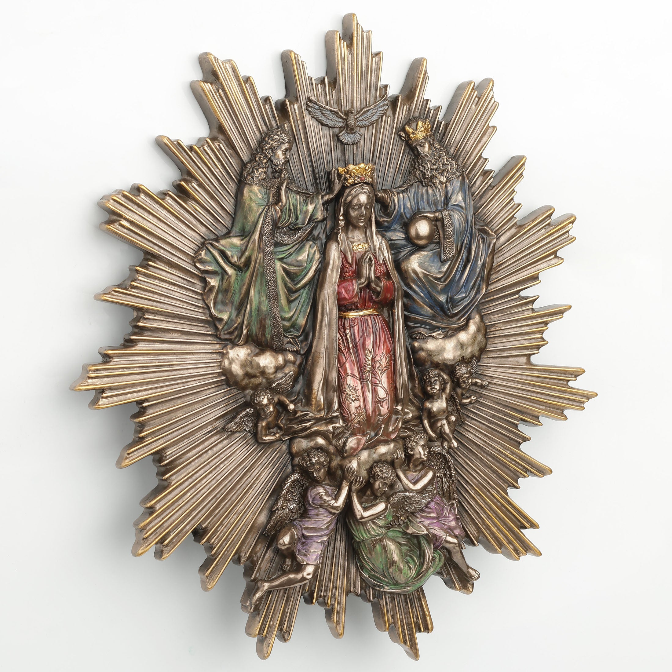 Crowning Of Virgin Wall Plaque