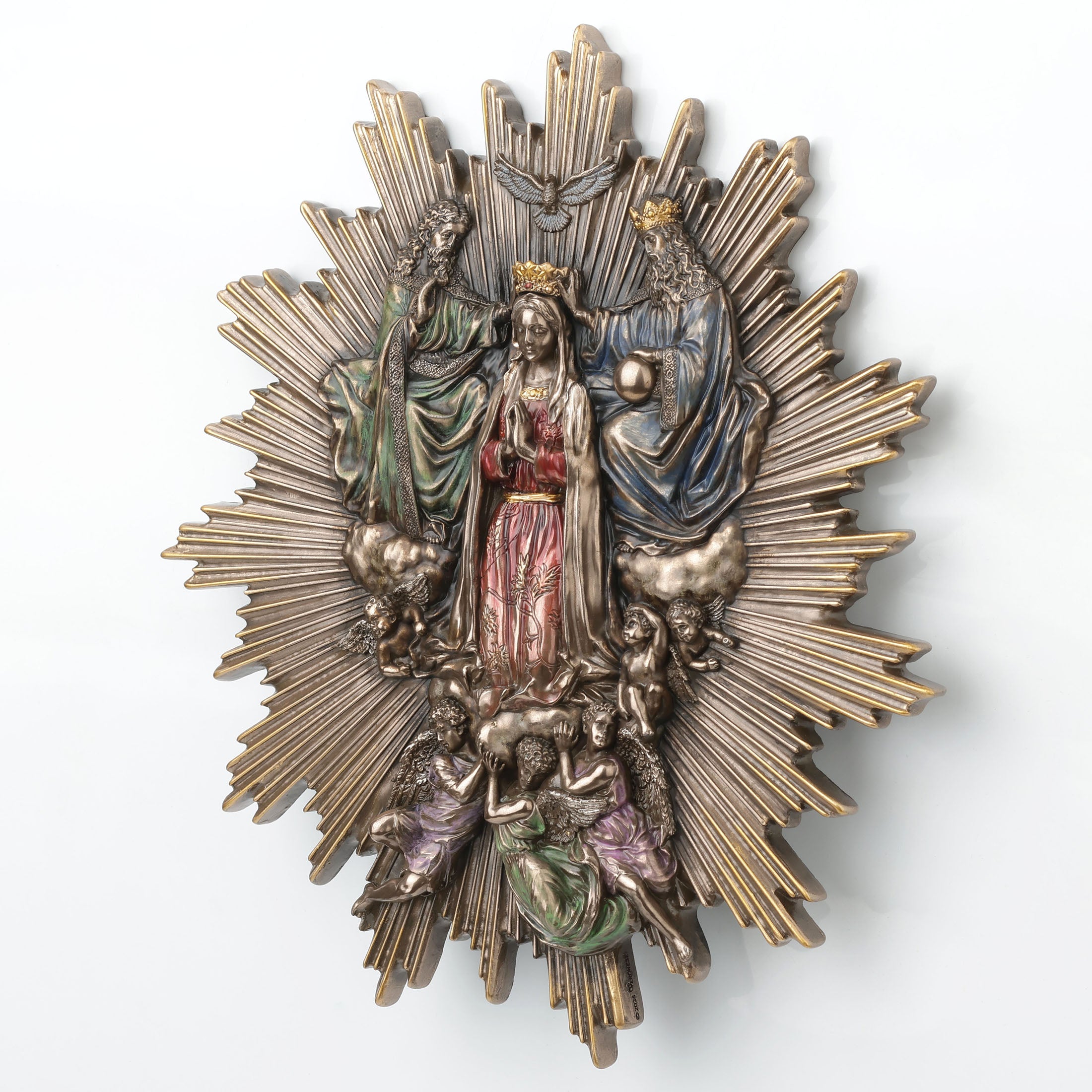 Crowning Of Virgin Wall Plaque