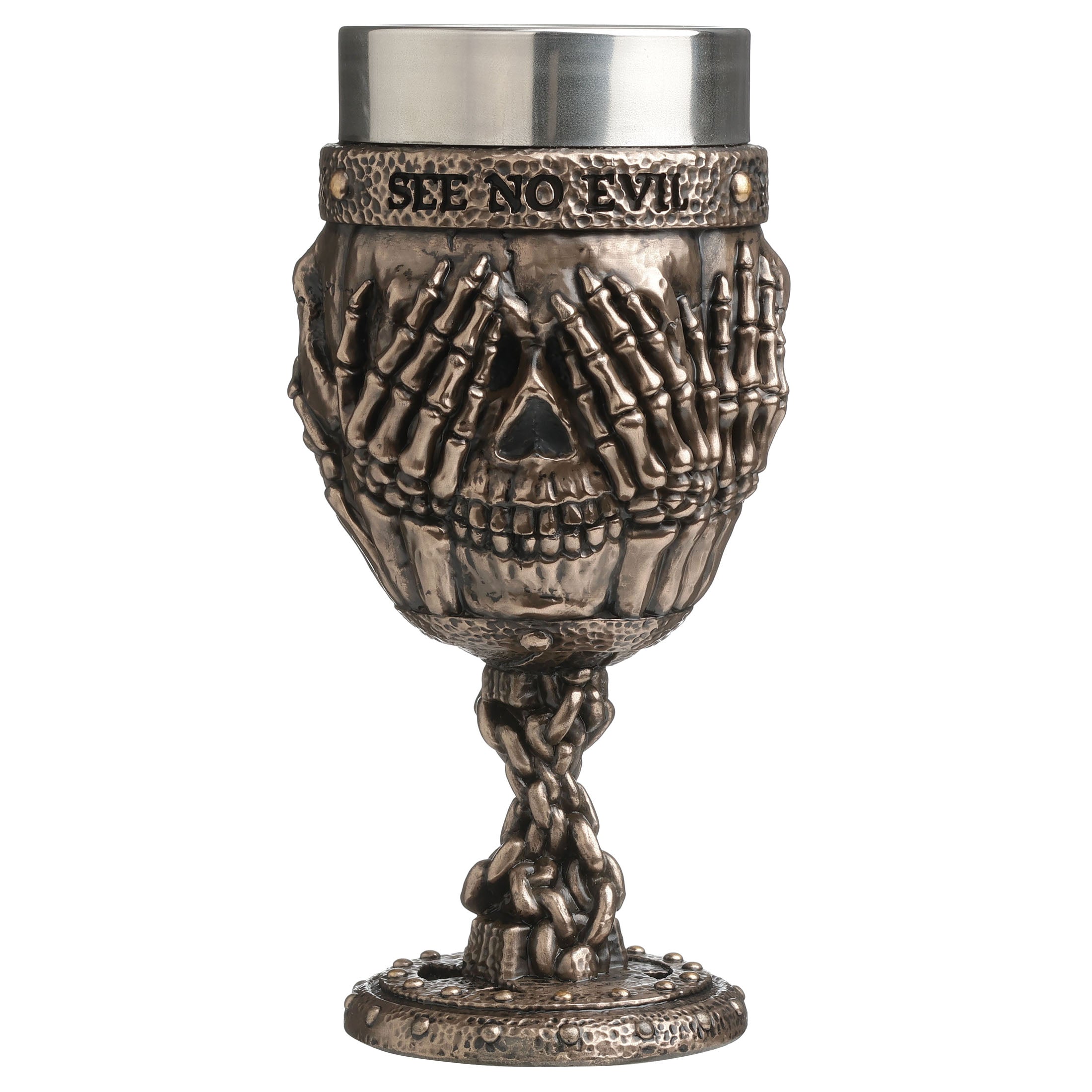 Hear No Evil See No Evil Speak No Evil Chained Chalice