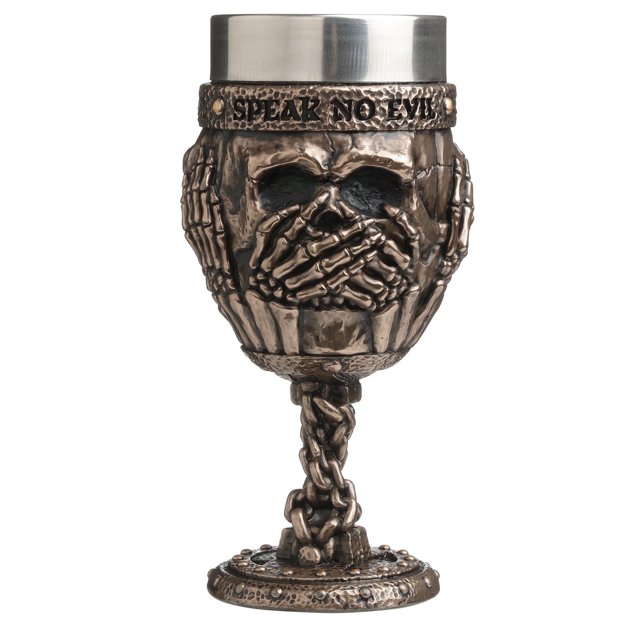Hear No Evil See No Evil Speak No Evil Chained Chalice