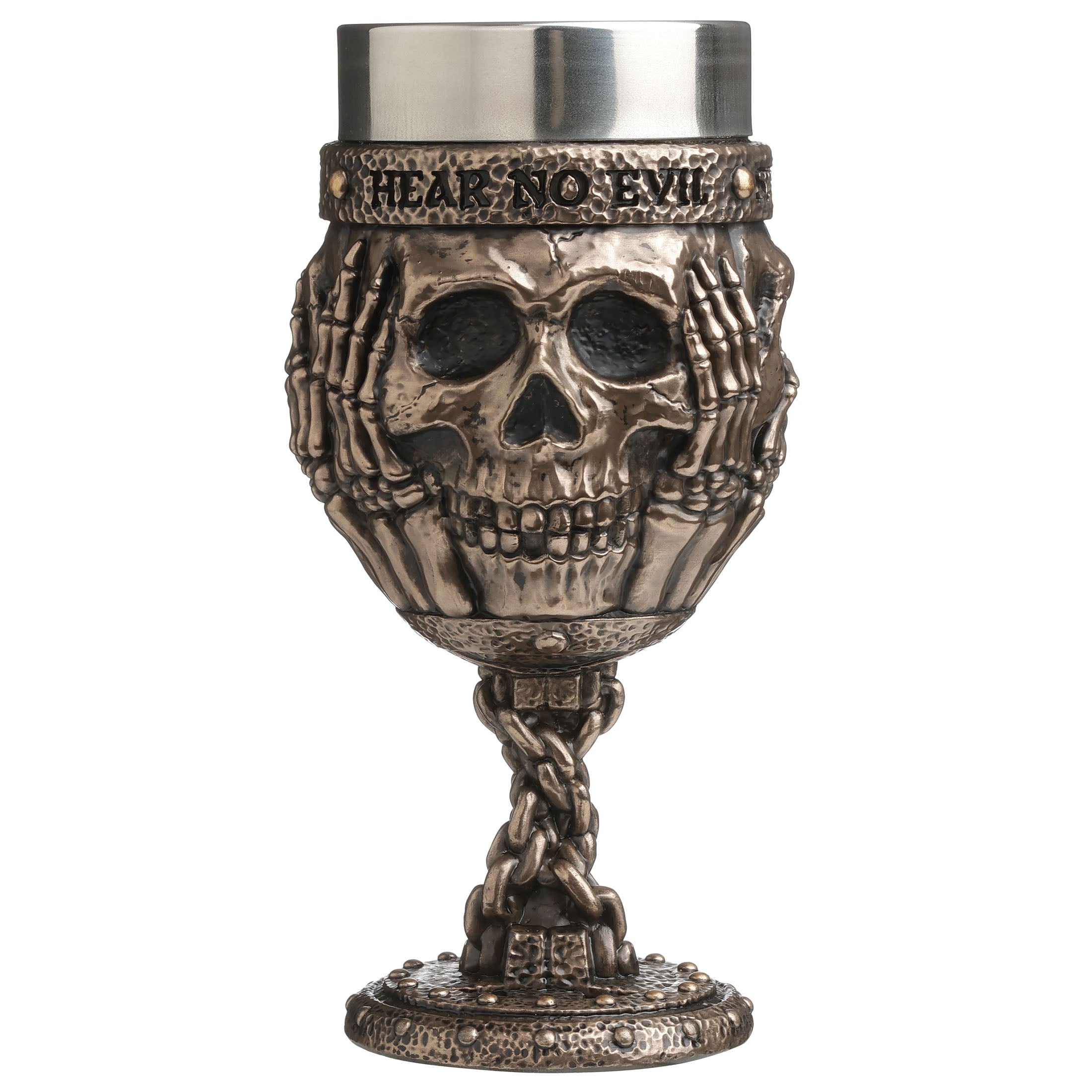 Hear No Evil See No Evil Speak No Evil Chained Chalice