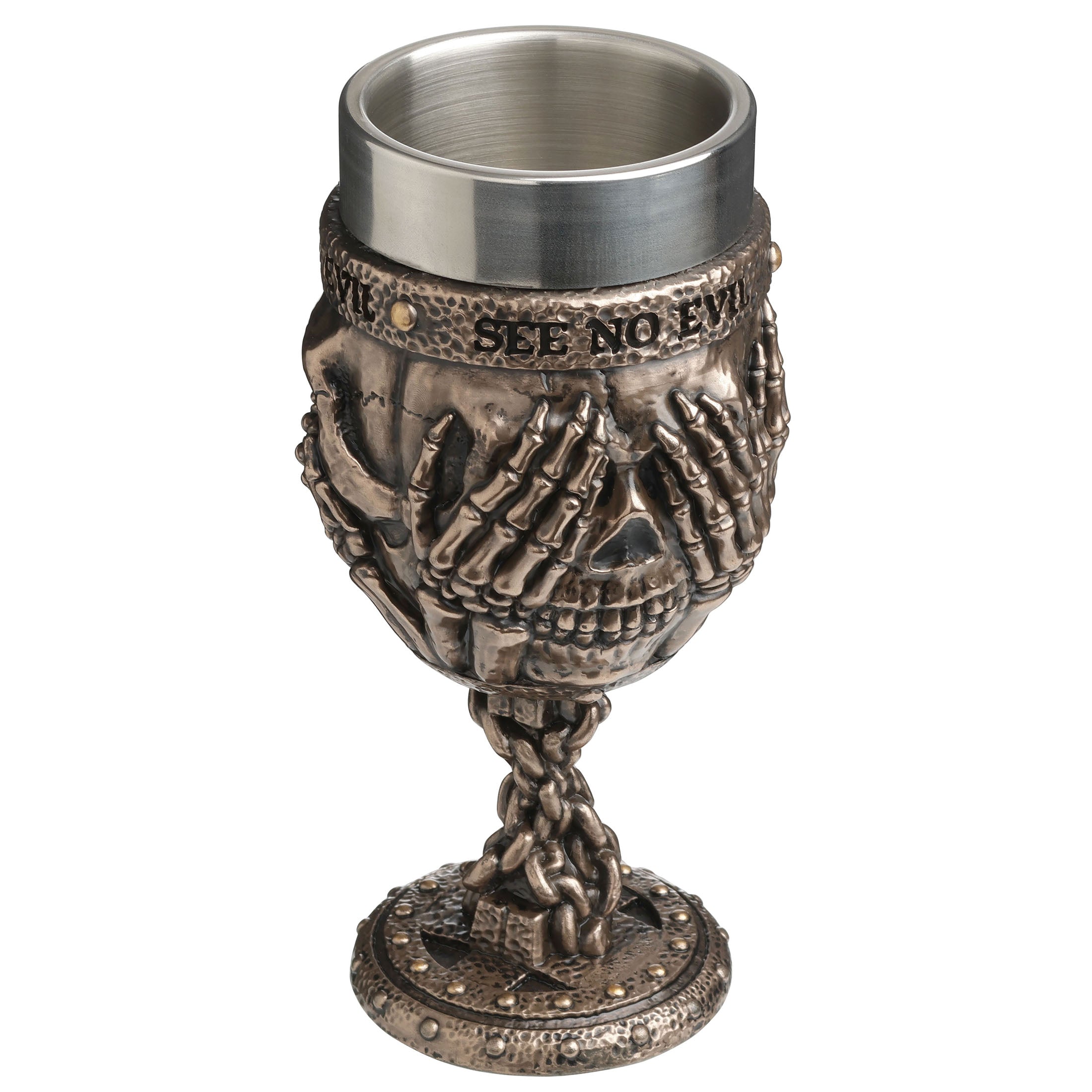 Hear No Evil See No Evil Speak No Evil Chained Chalice