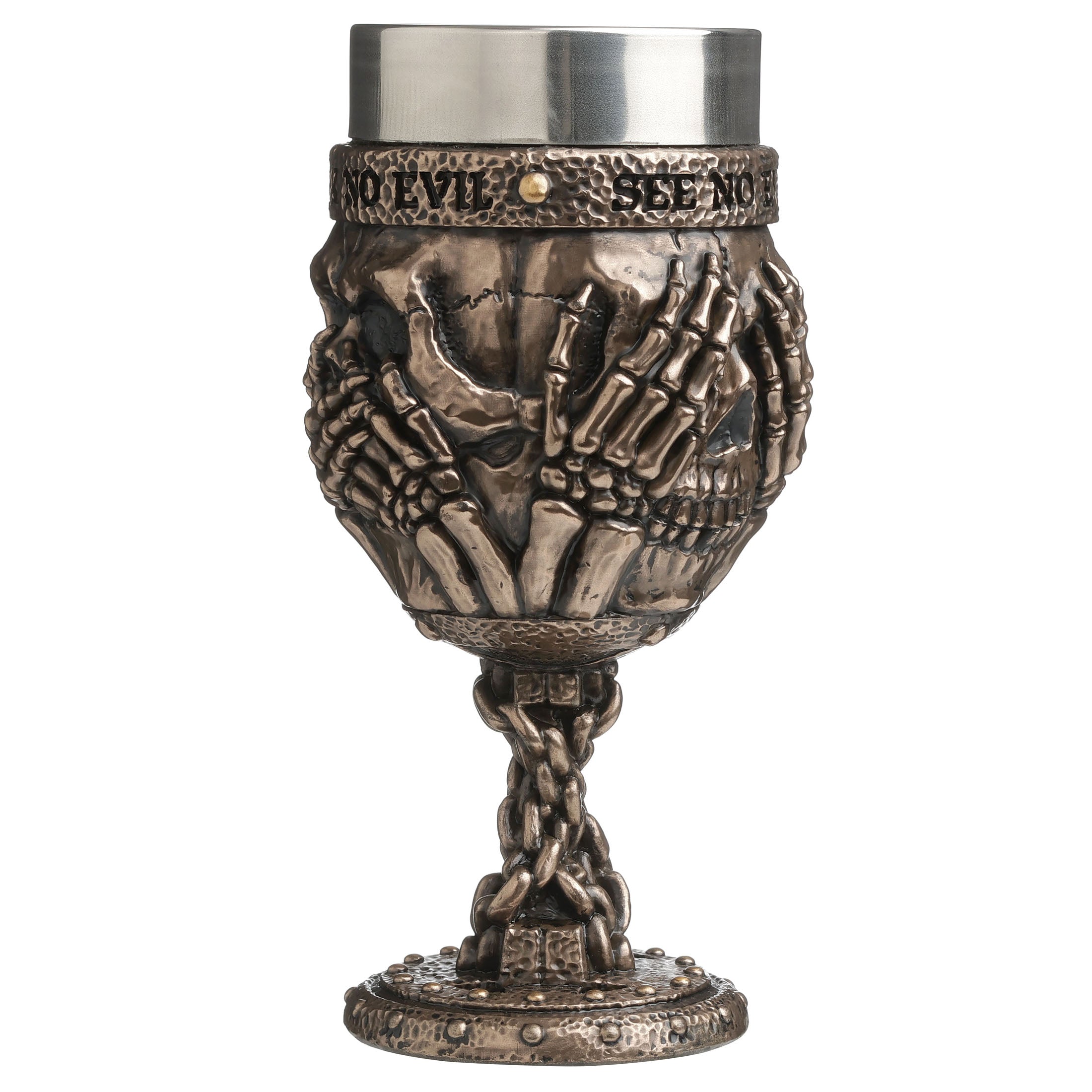 Hear No Evil See No Evil Speak No Evil Chained Chalice