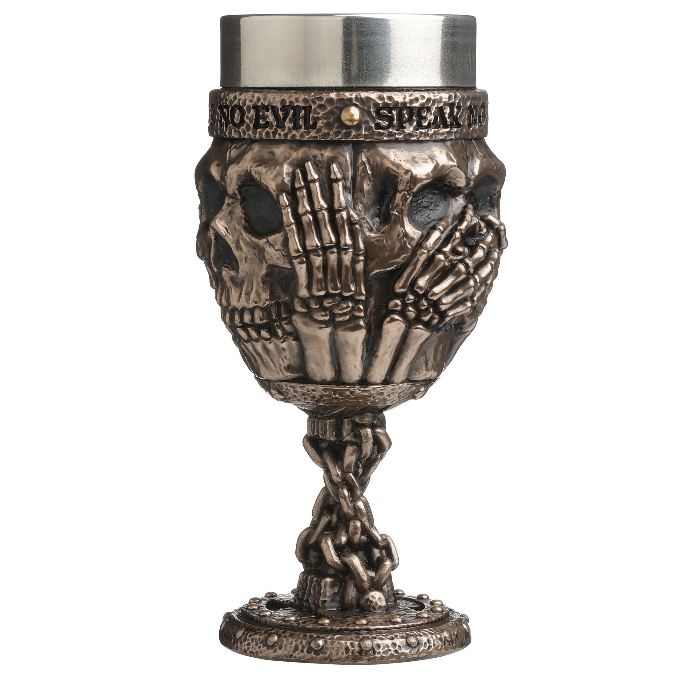 Hear No Evil See No Evil Speak No Evil Chained Chalice