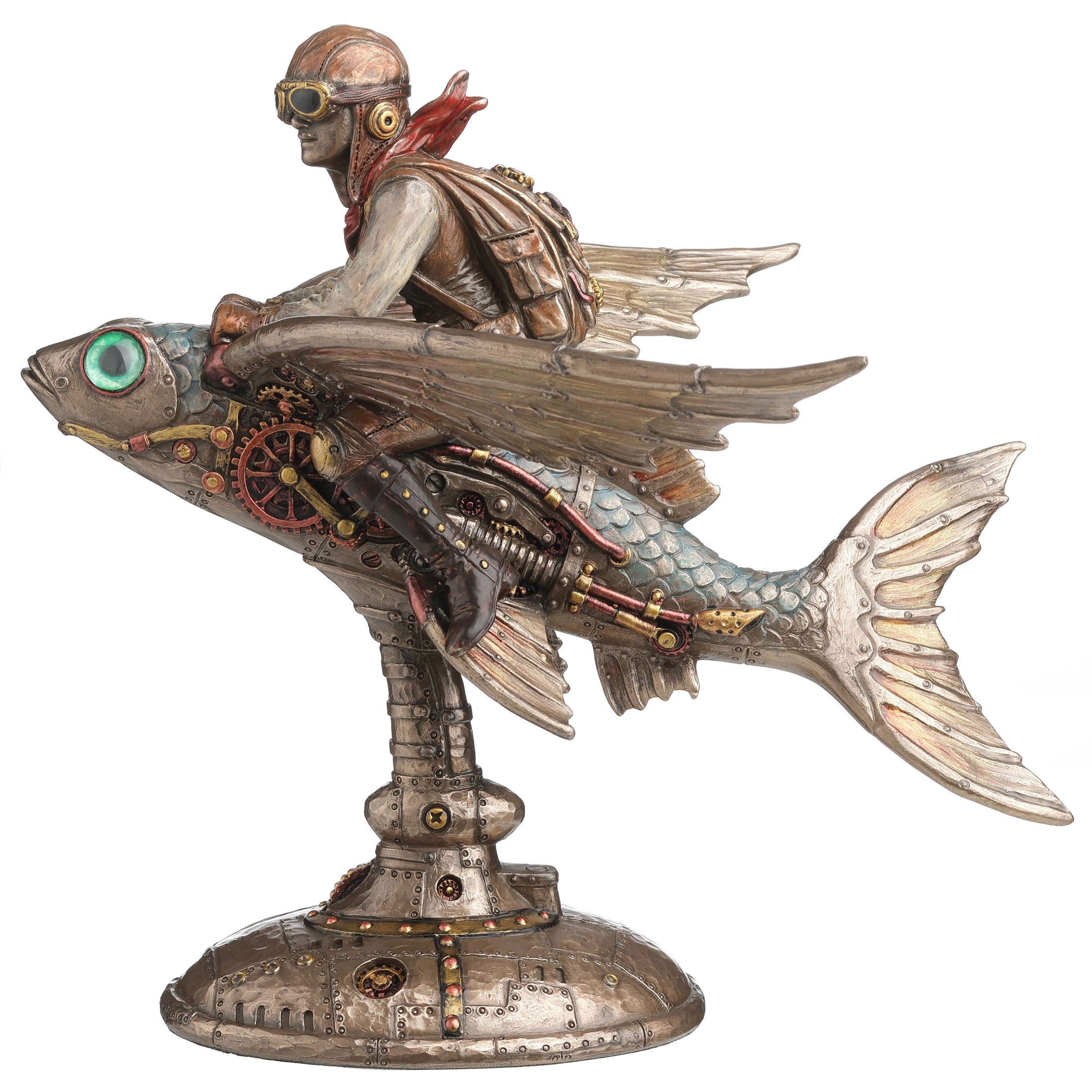 Steampunk Flying Fish Rider