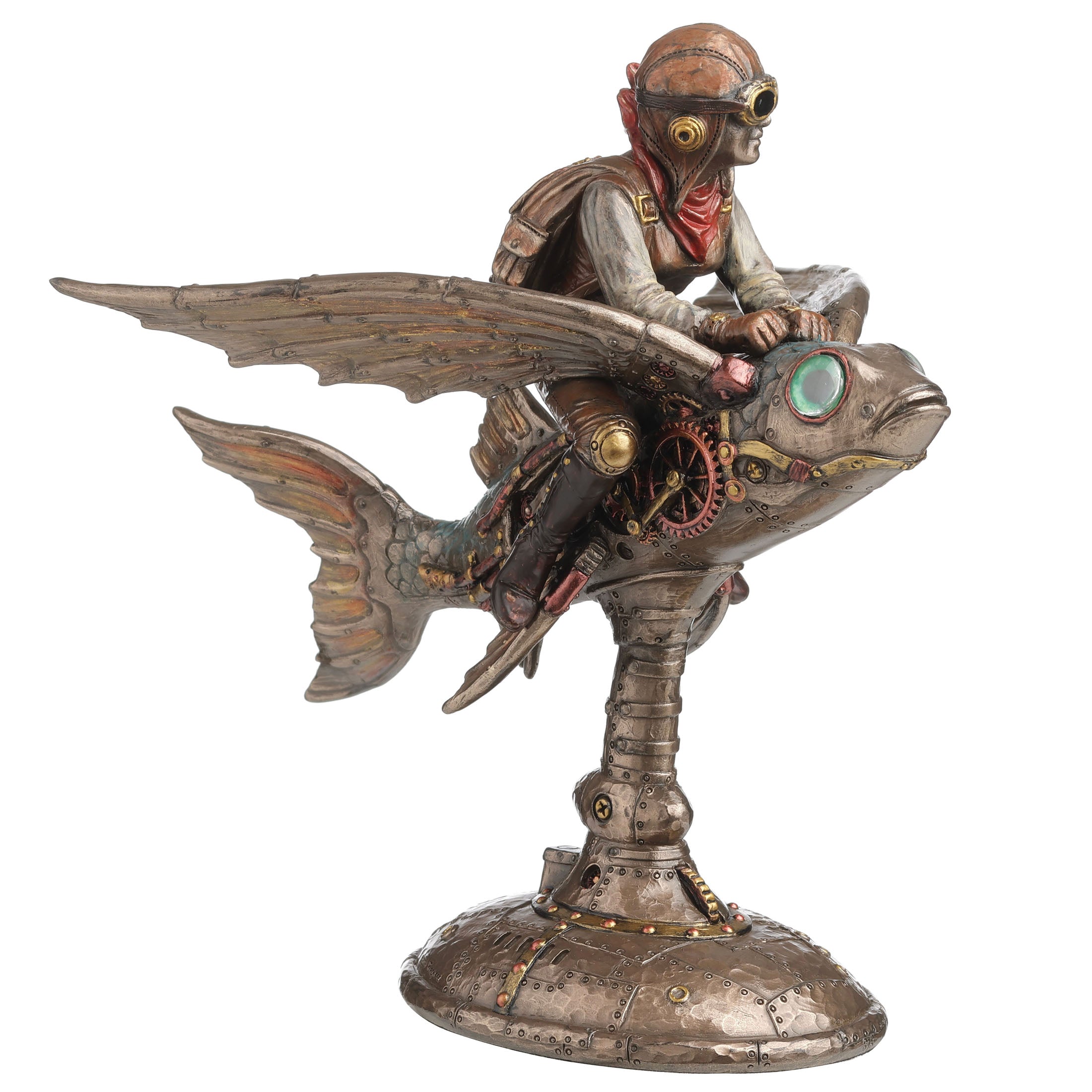 Steampunk Flying Fish Rider