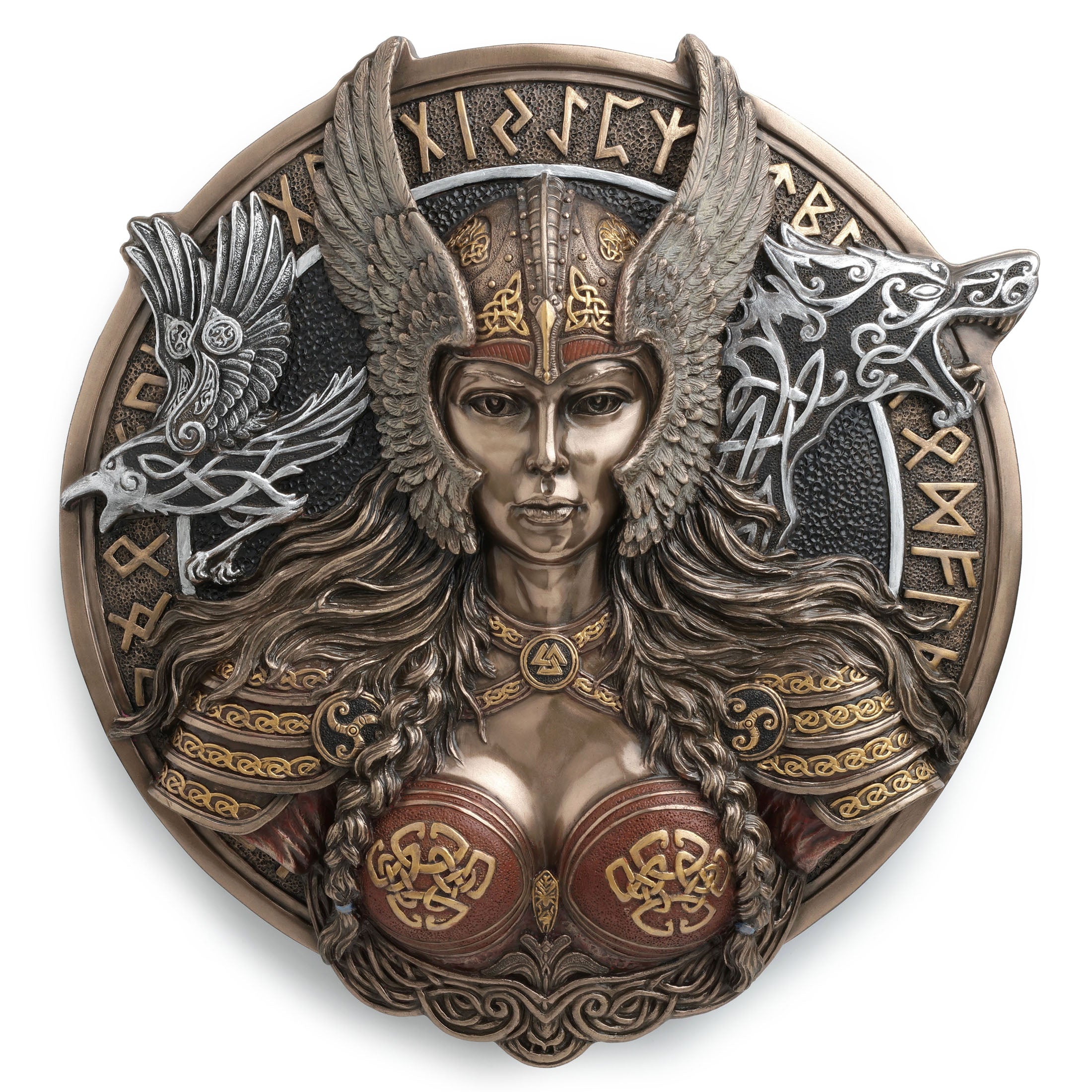 Runic Valkyrie Wall Plaque