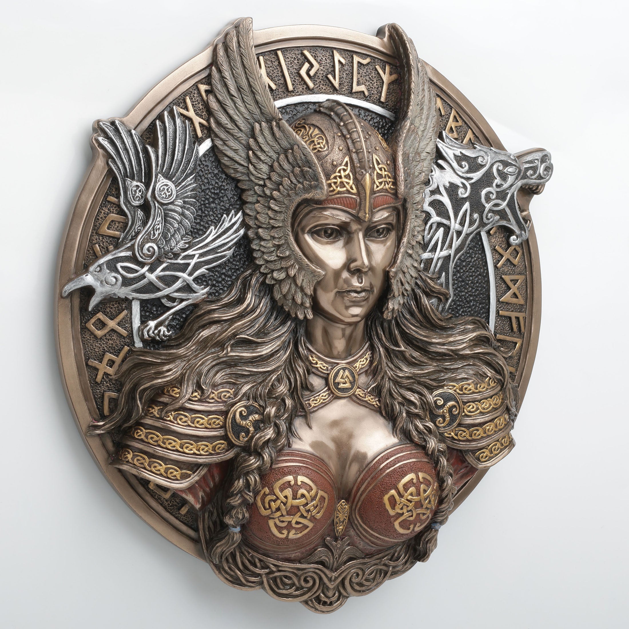 Runic Valkyrie Wall Plaque