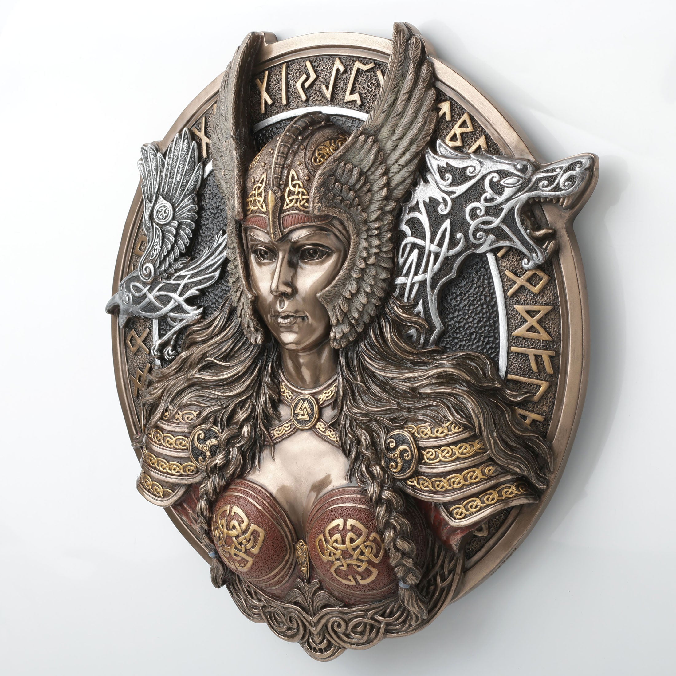 Runic Valkyrie Wall Plaque