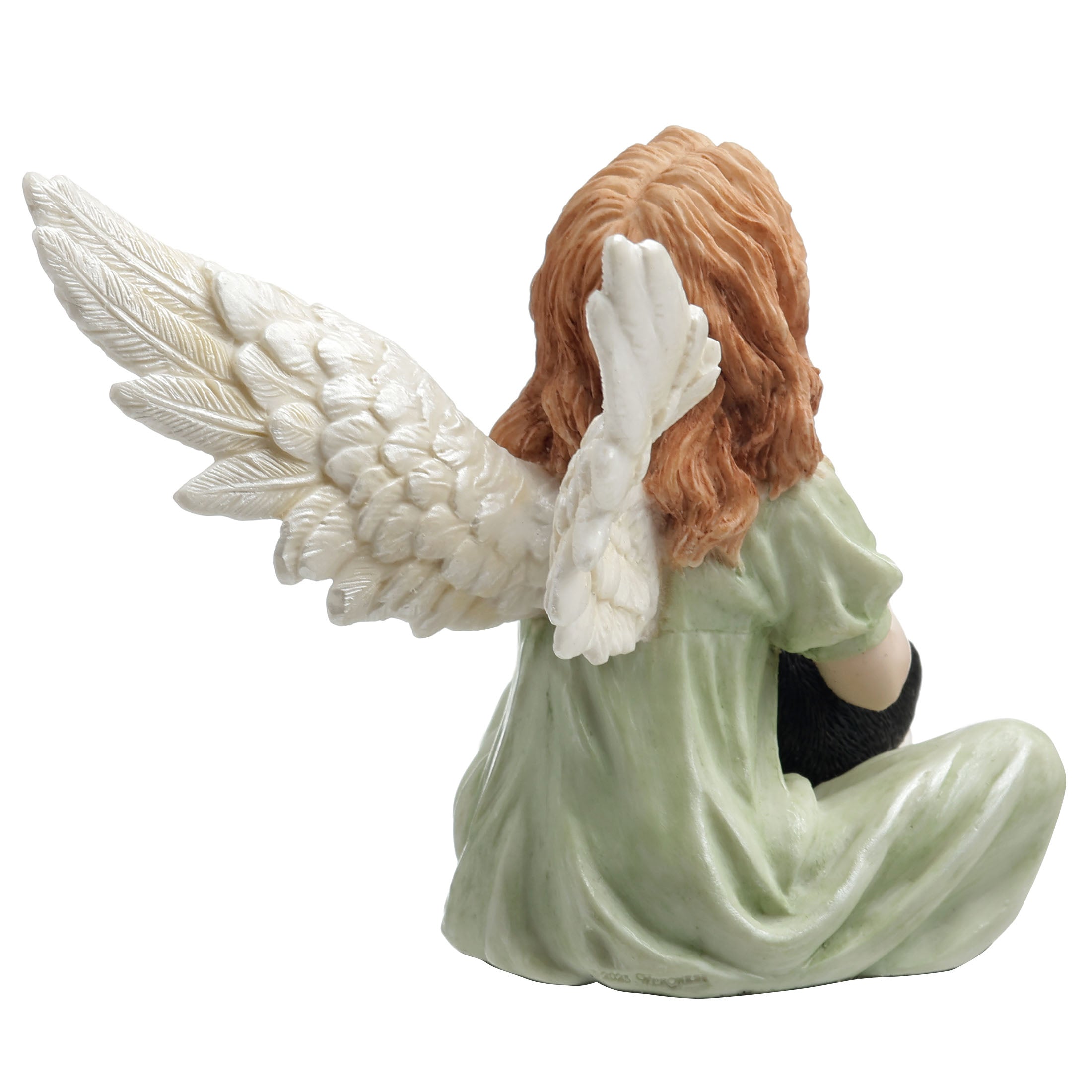 Angelic Little Girl and Beagle Pup Heavenly Companions