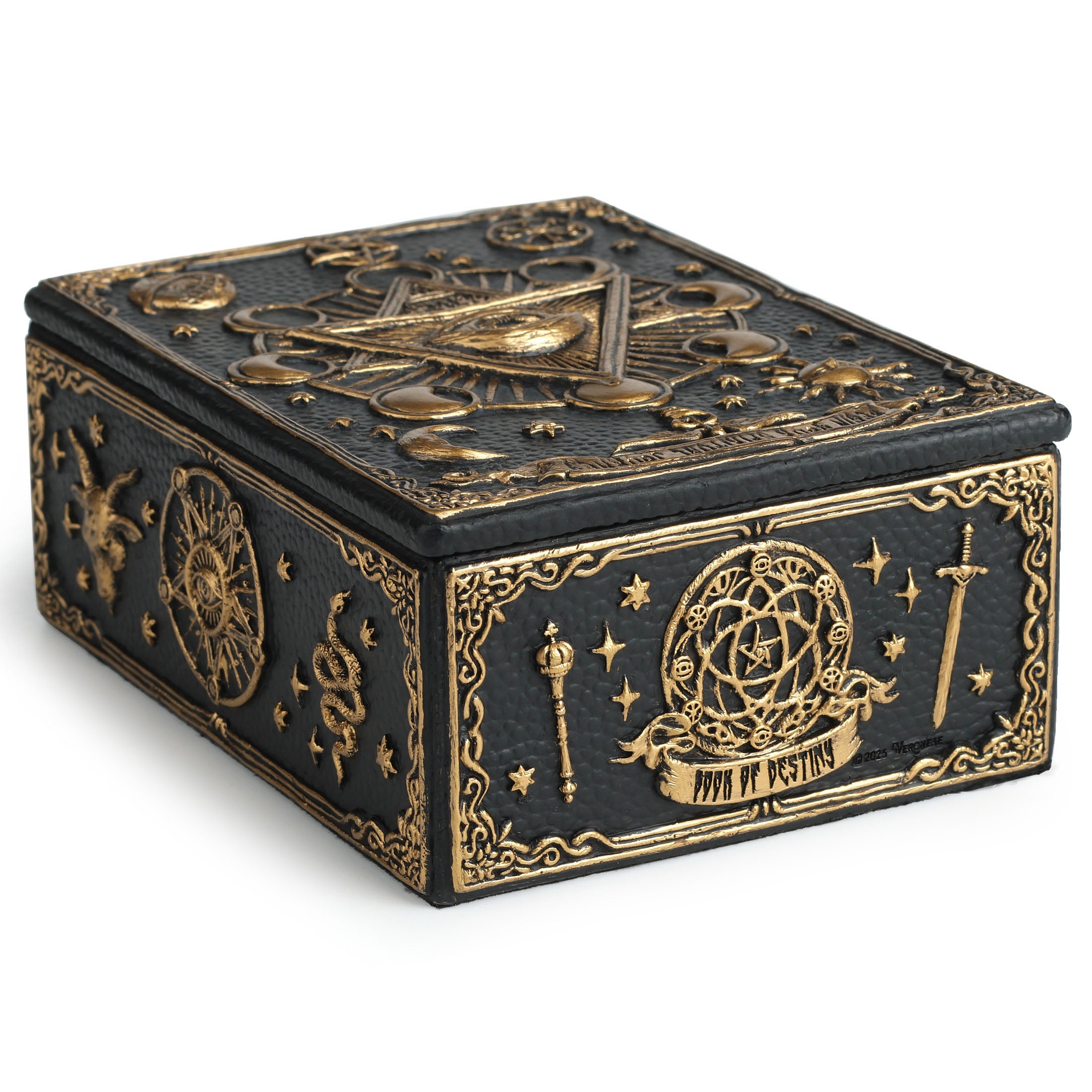 Eye Of Providence Rectangular Tarot Trinket Box