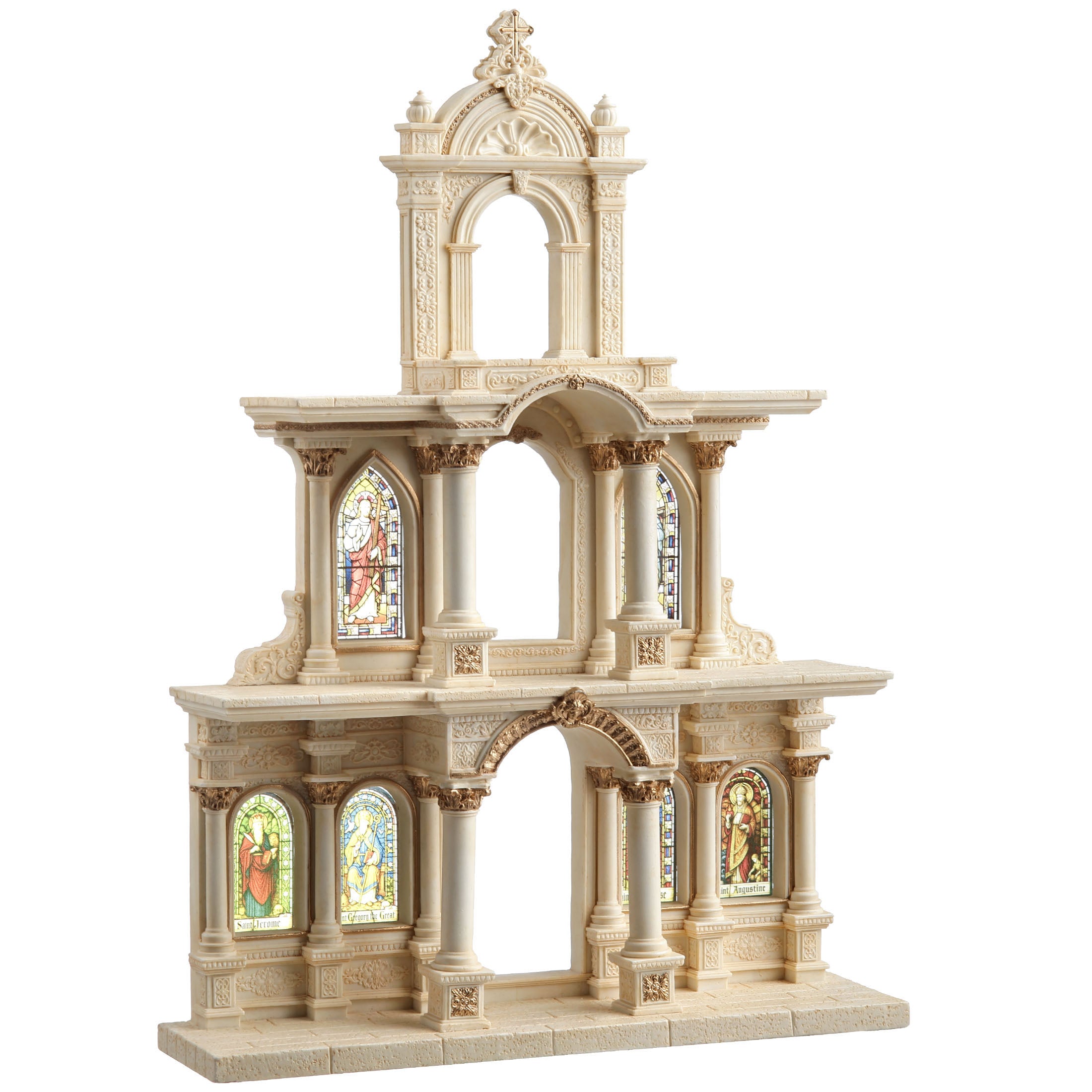 Cathedral Of Saints Religious Miniature Display Stand