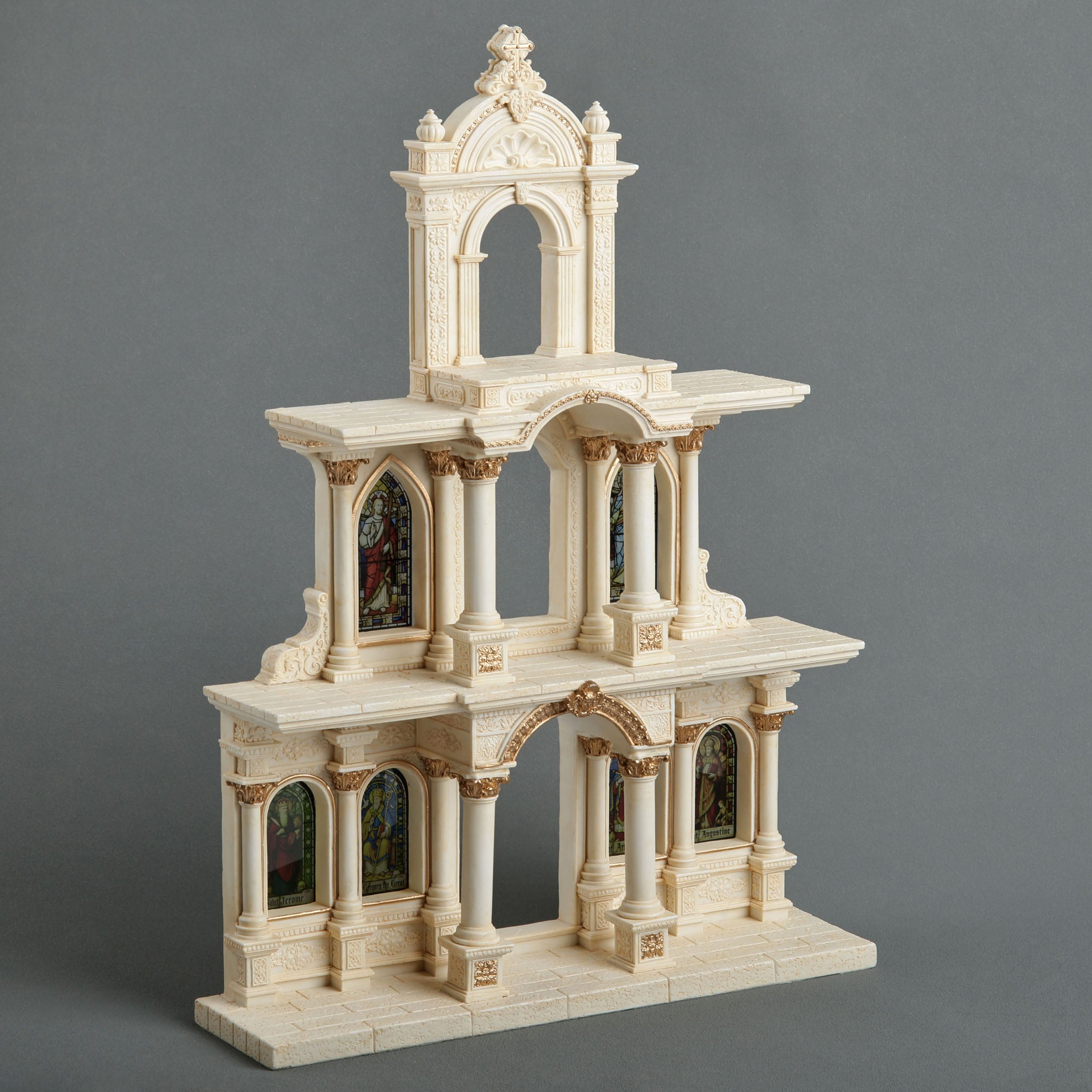 Cathedral Of Saints Religious Miniature Display Stand