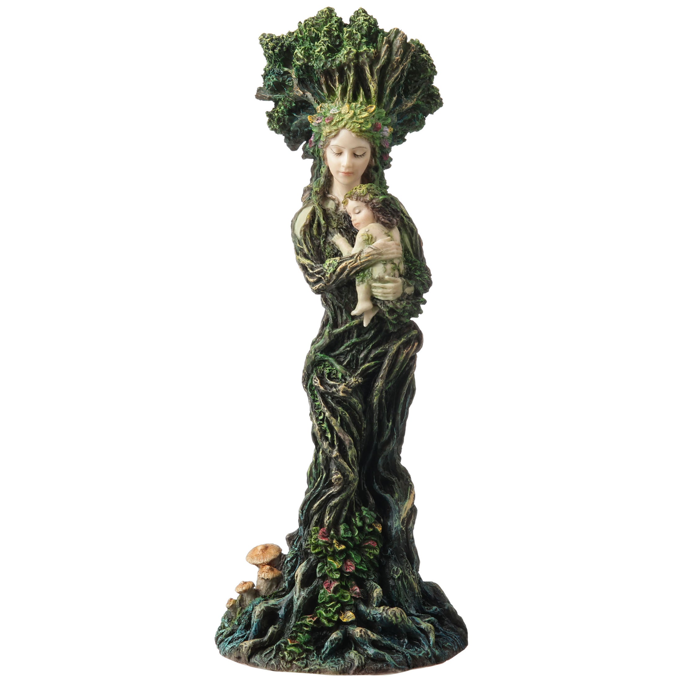 Mother Nature Gaia And Her Baby