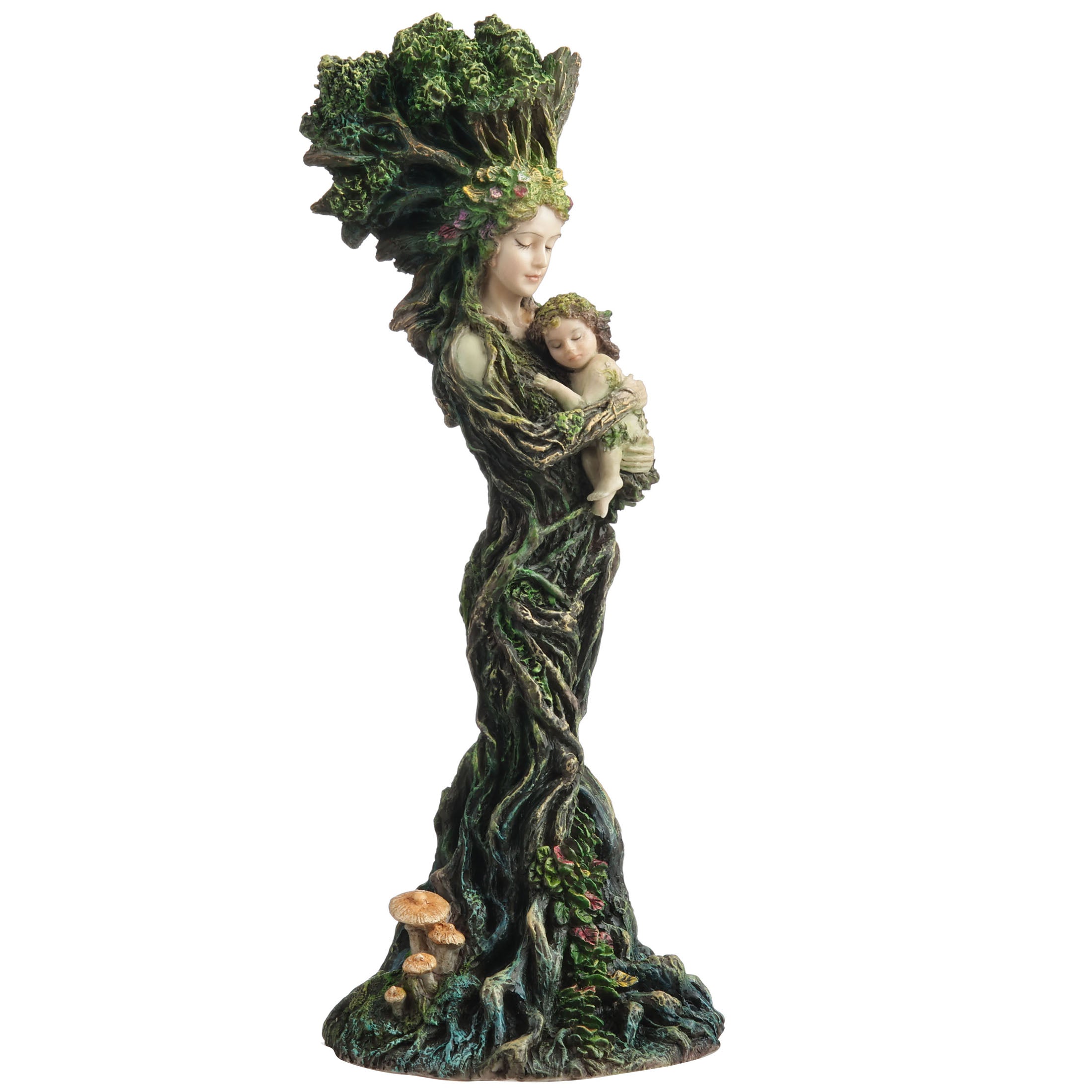 Mother Nature Gaia And Her Baby