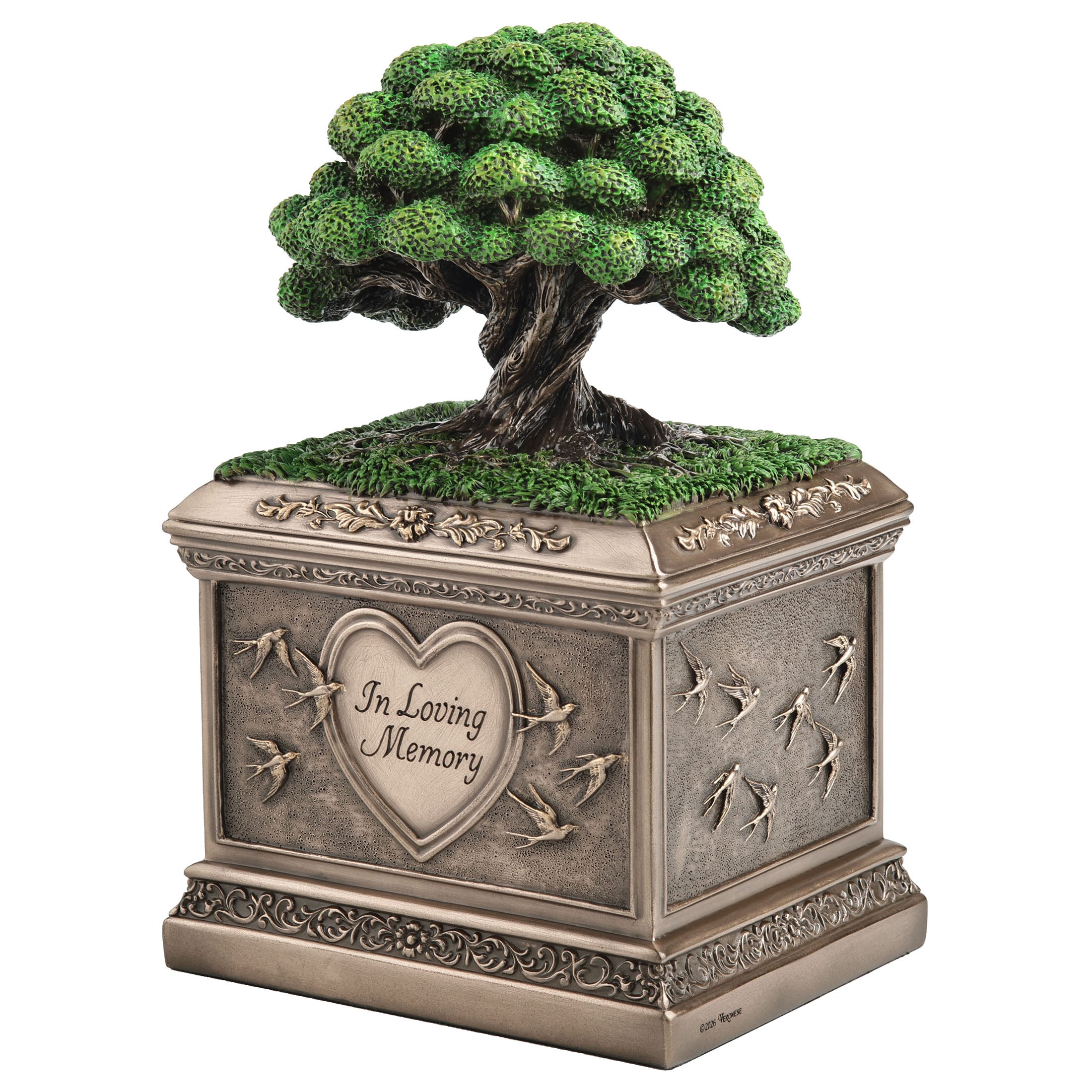 Tree Of Life Swallow Memorial Urn (1000 ml)