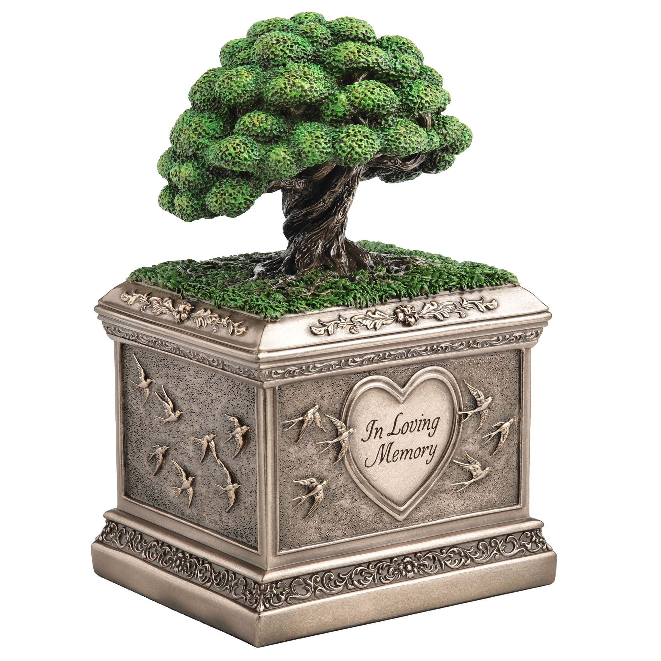 Tree Of Life Swallow Memorial Urn (1000 ml)