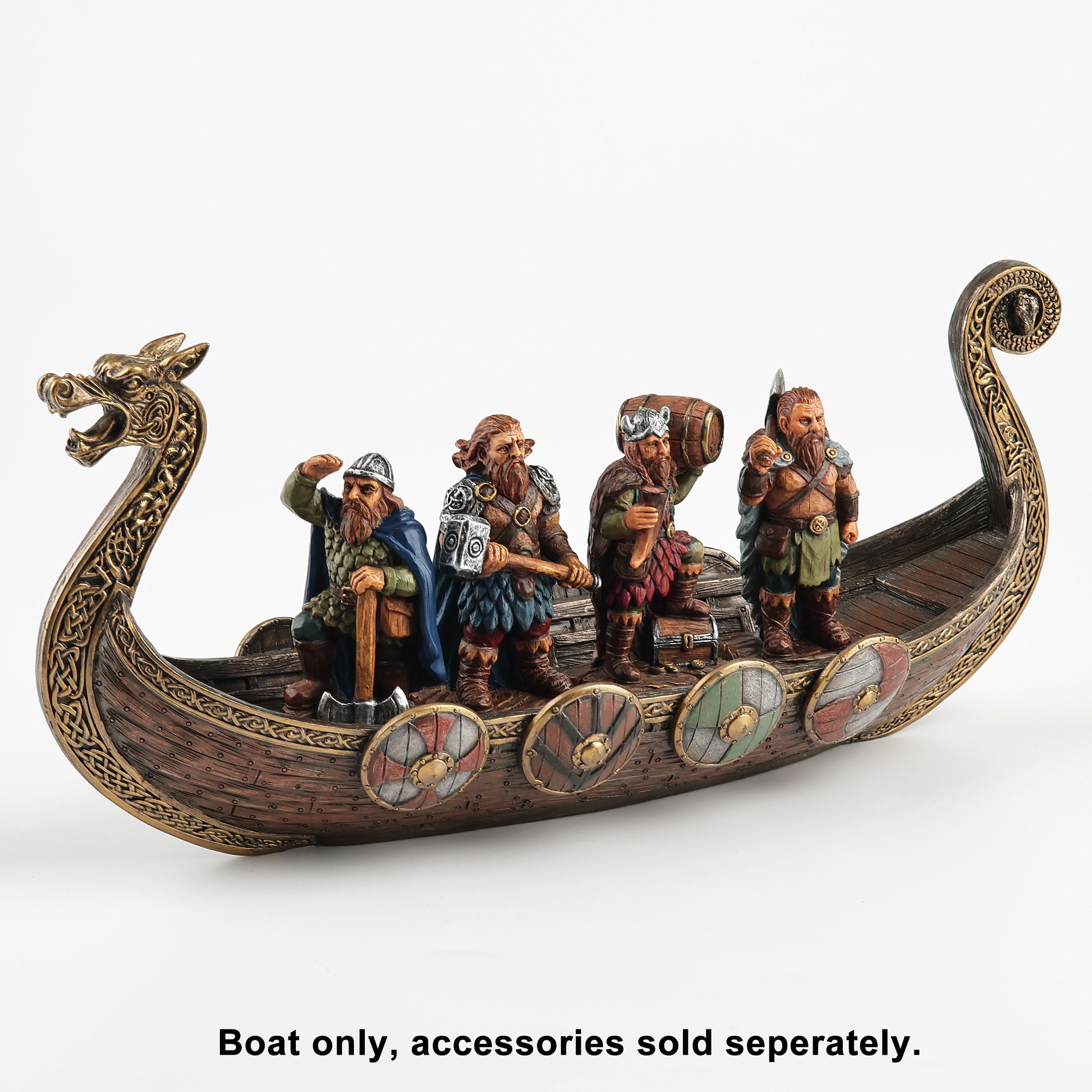 Viking Snekke Long Boat Multipurpose Display Tray