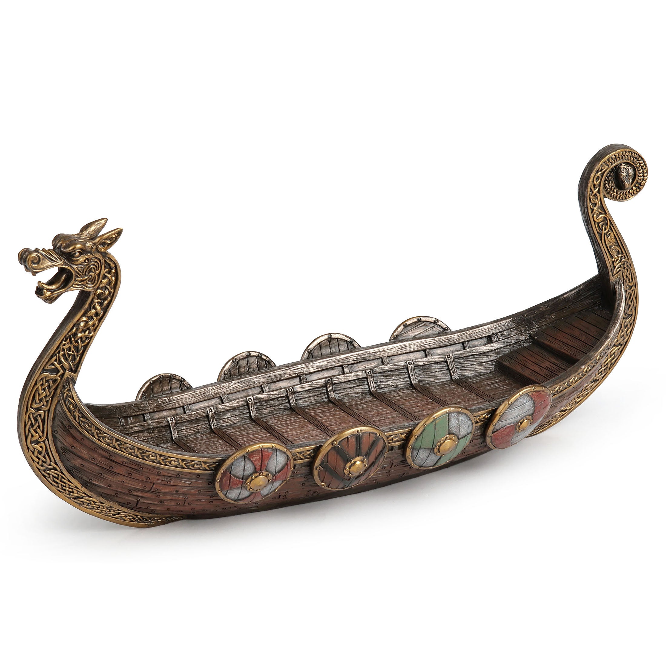 Viking Snekke Long Boat Multipurpose Display Tray