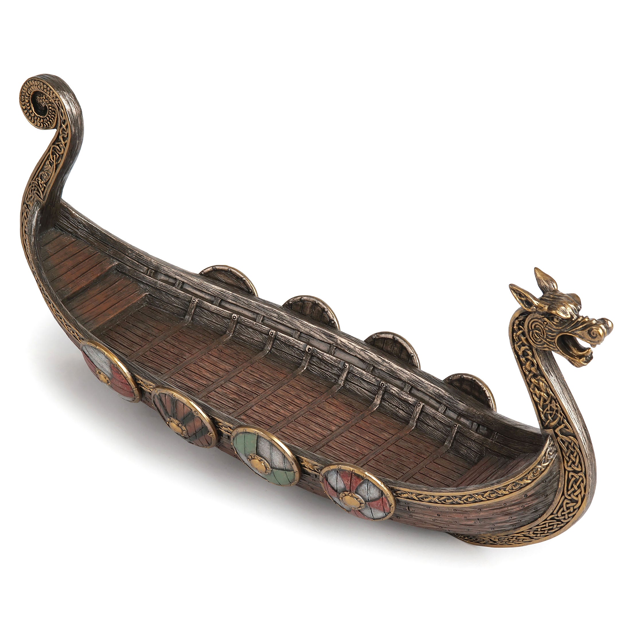 Viking Snekke Long Boat Multipurpose Display Tray