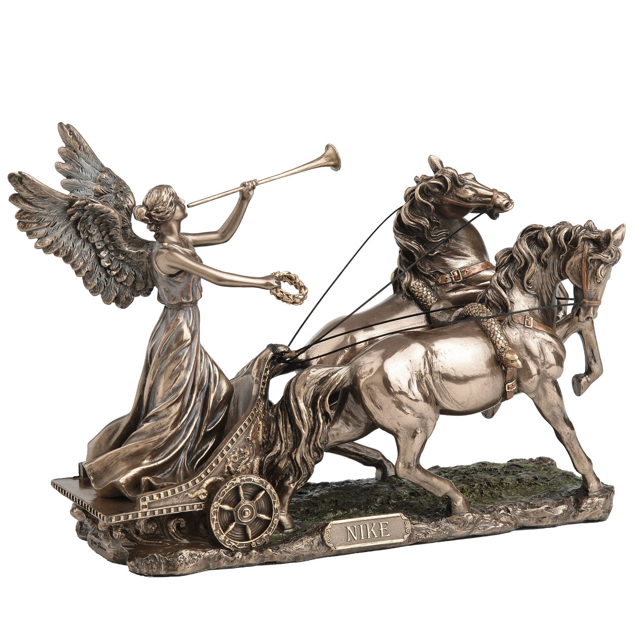 Nike The Greek Goddess Of Victory On Chariot