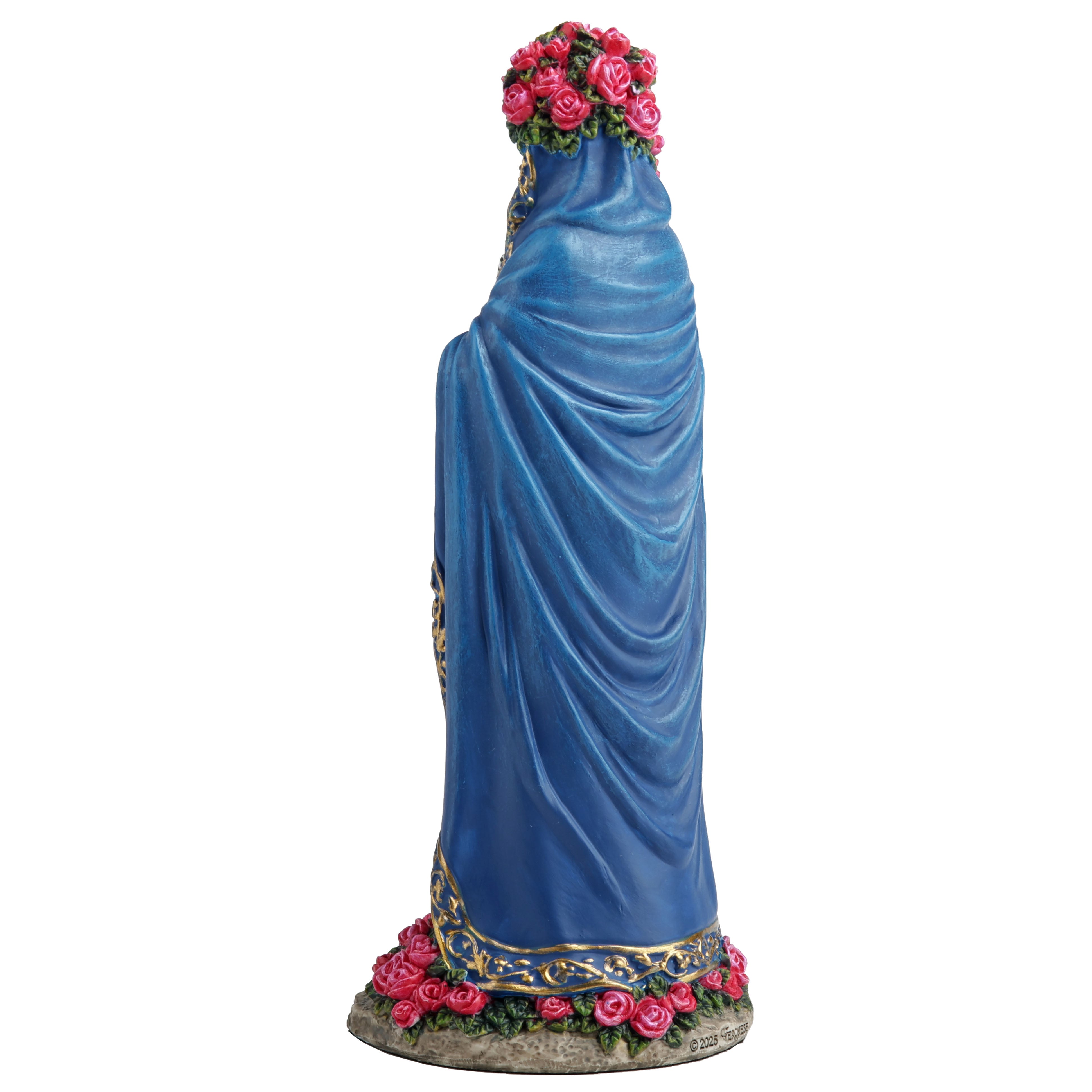 Day Of The Dead Virgin Mary Blue Robe