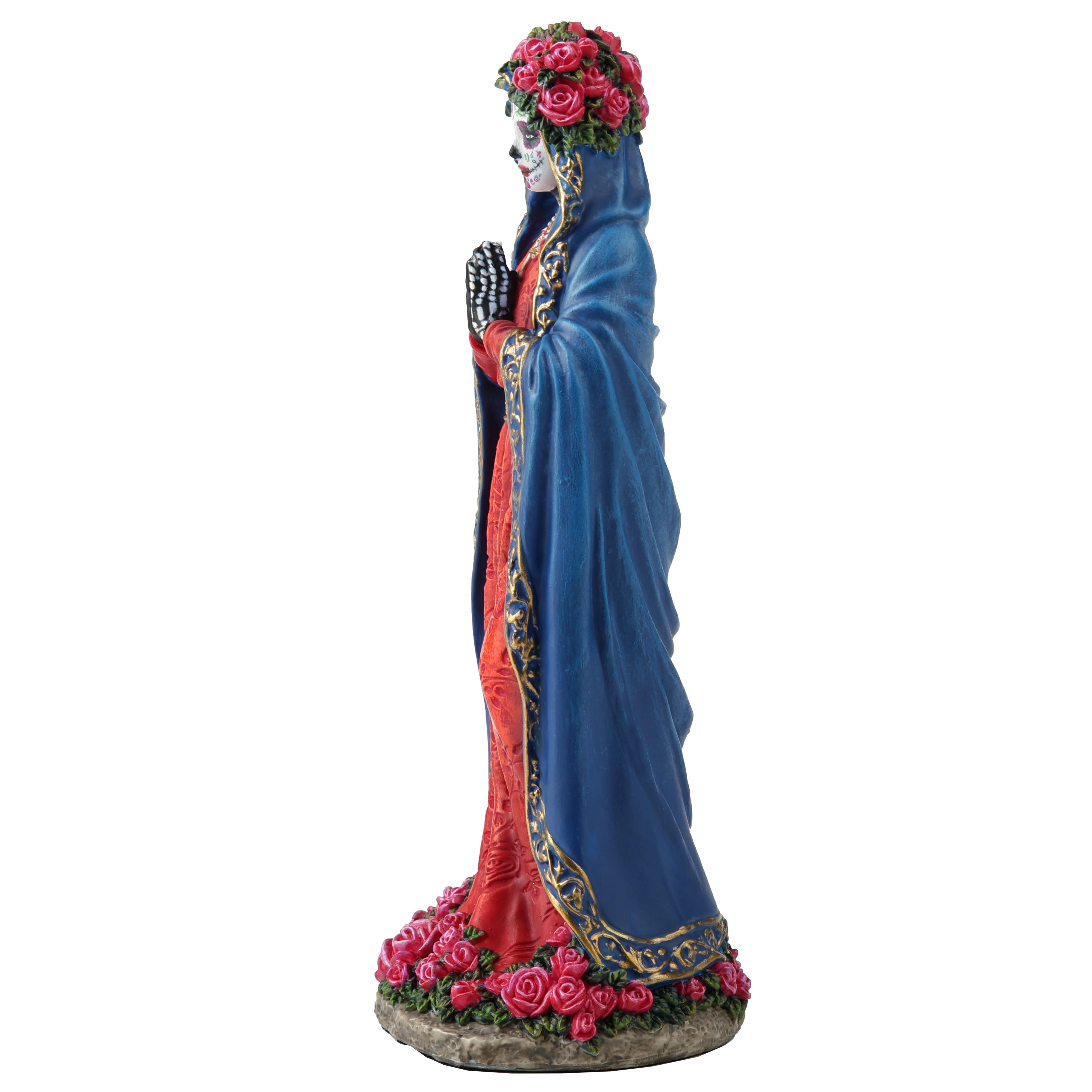Day Of The Dead Virgin Mary Blue Robe