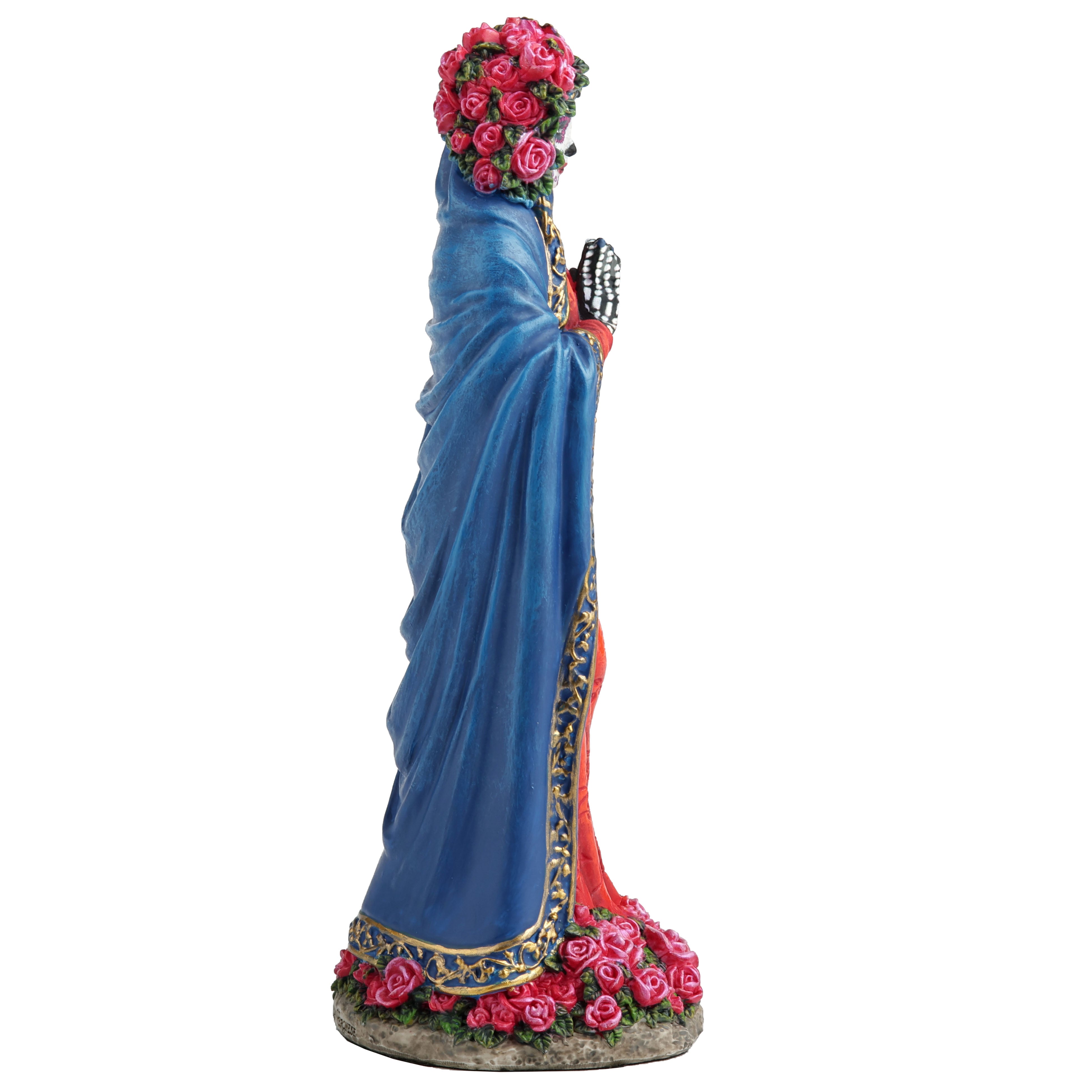 Day Of The Dead Virgin Mary Blue Robe