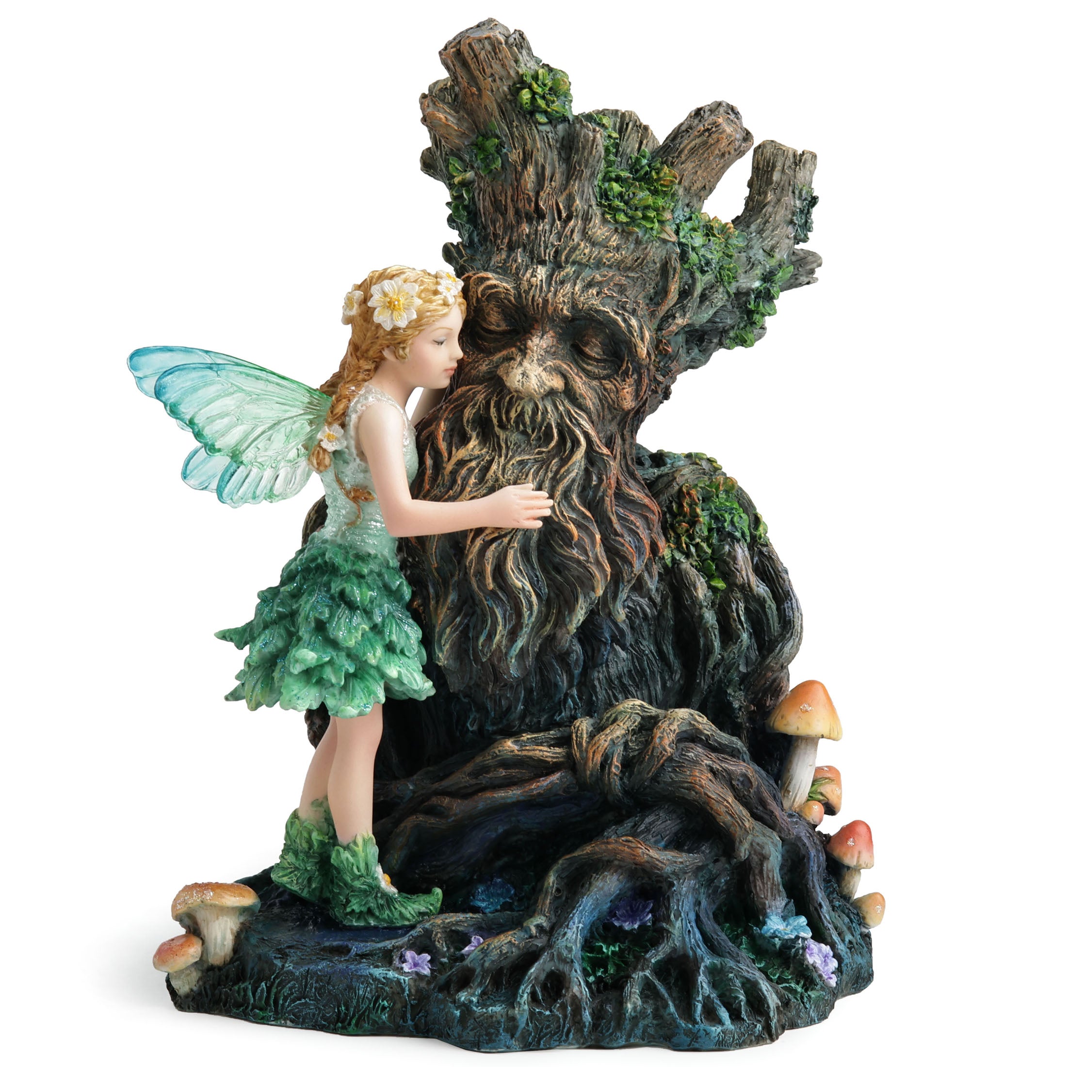 Verdant Fairy And The Bearded Treeant Guardian