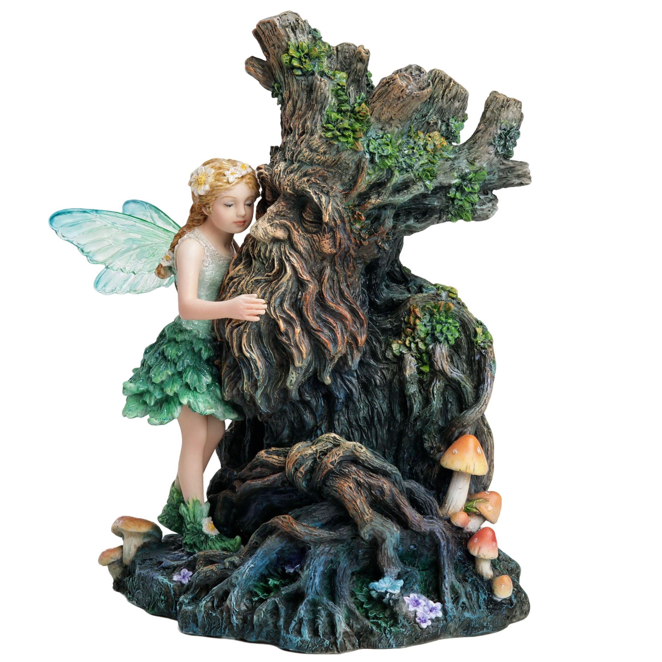 Verdant Fairy And The Bearded Treeant Guardian