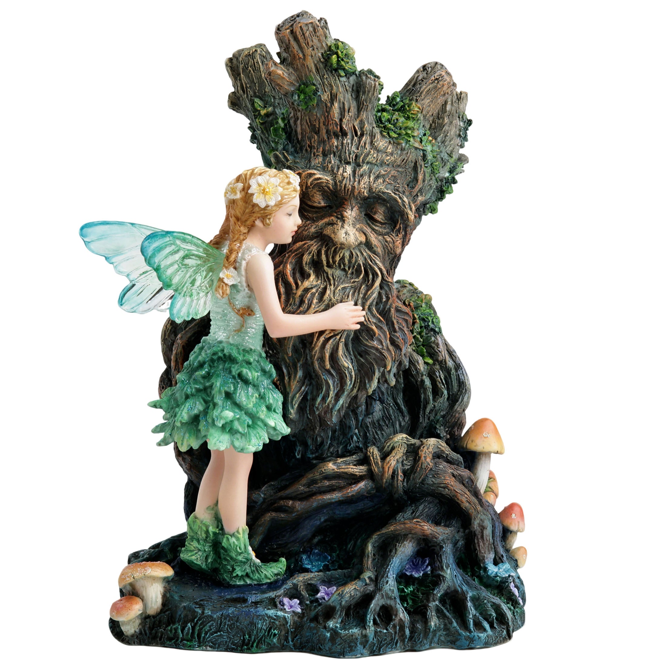 Verdant Fairy And The Bearded Treeant Guardian