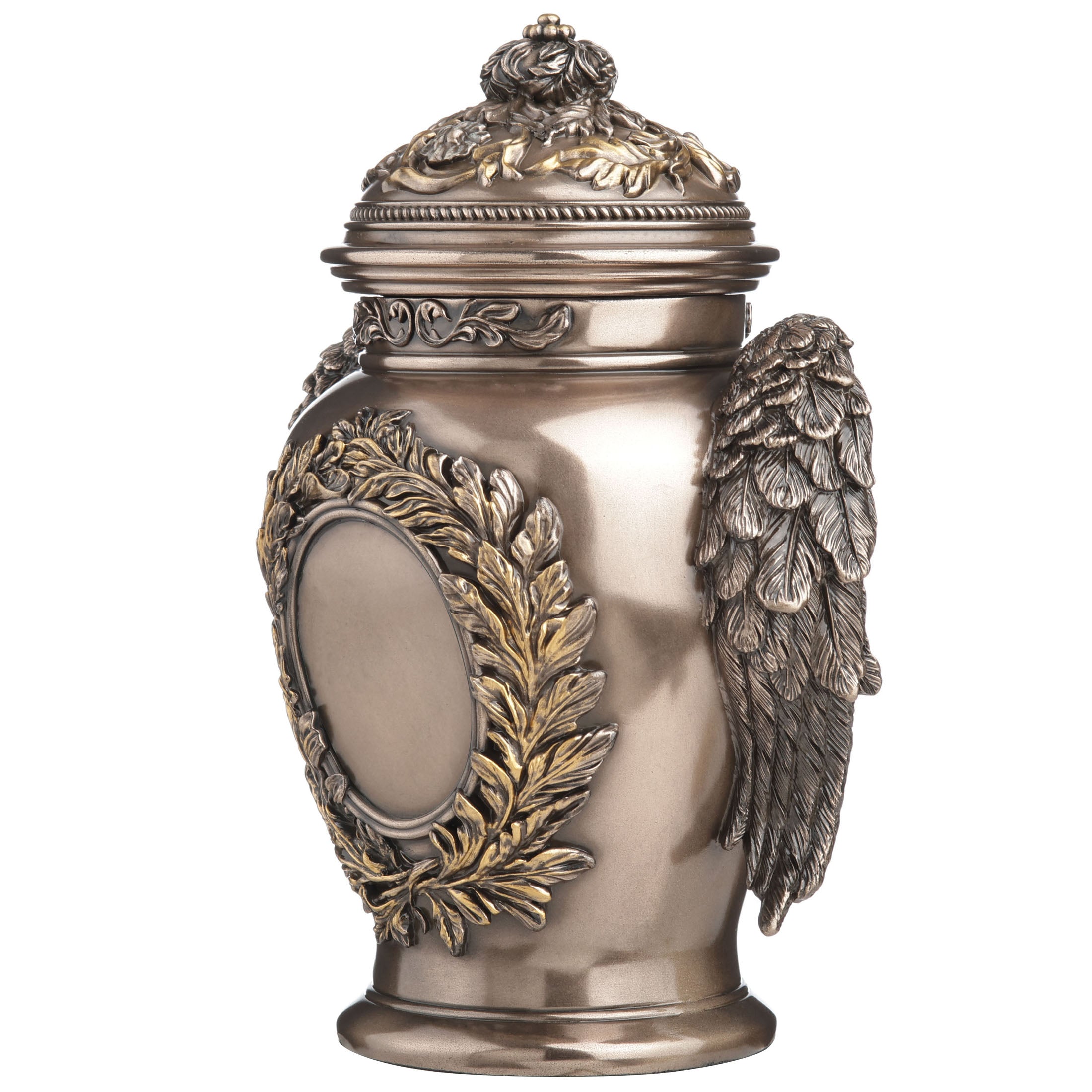 Cherub Holding Dove Winged Remembrance Urn (600 ml)