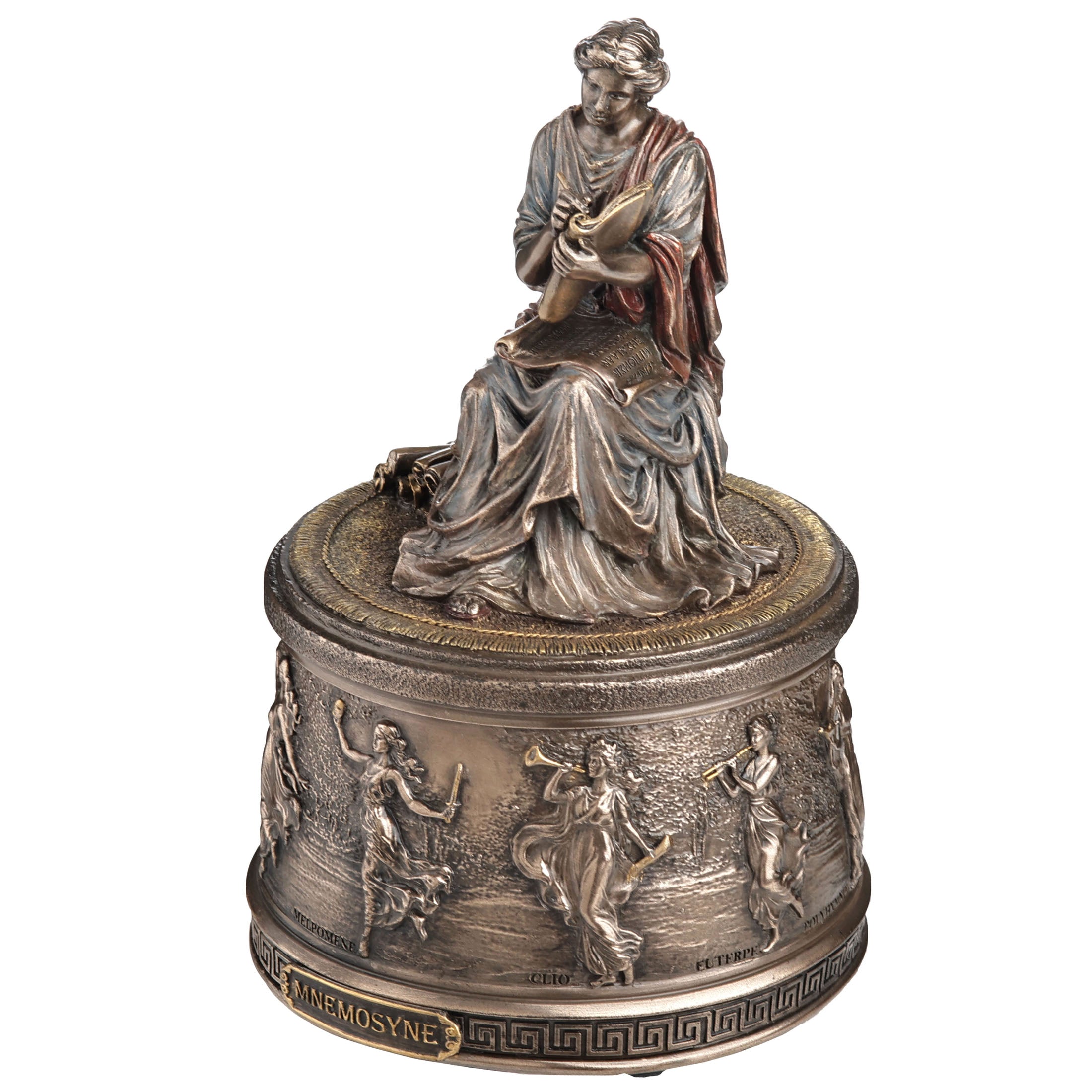 Mnemosyne Greek Goddess of Memory Music Box (Tune: The Children of Piraeus)