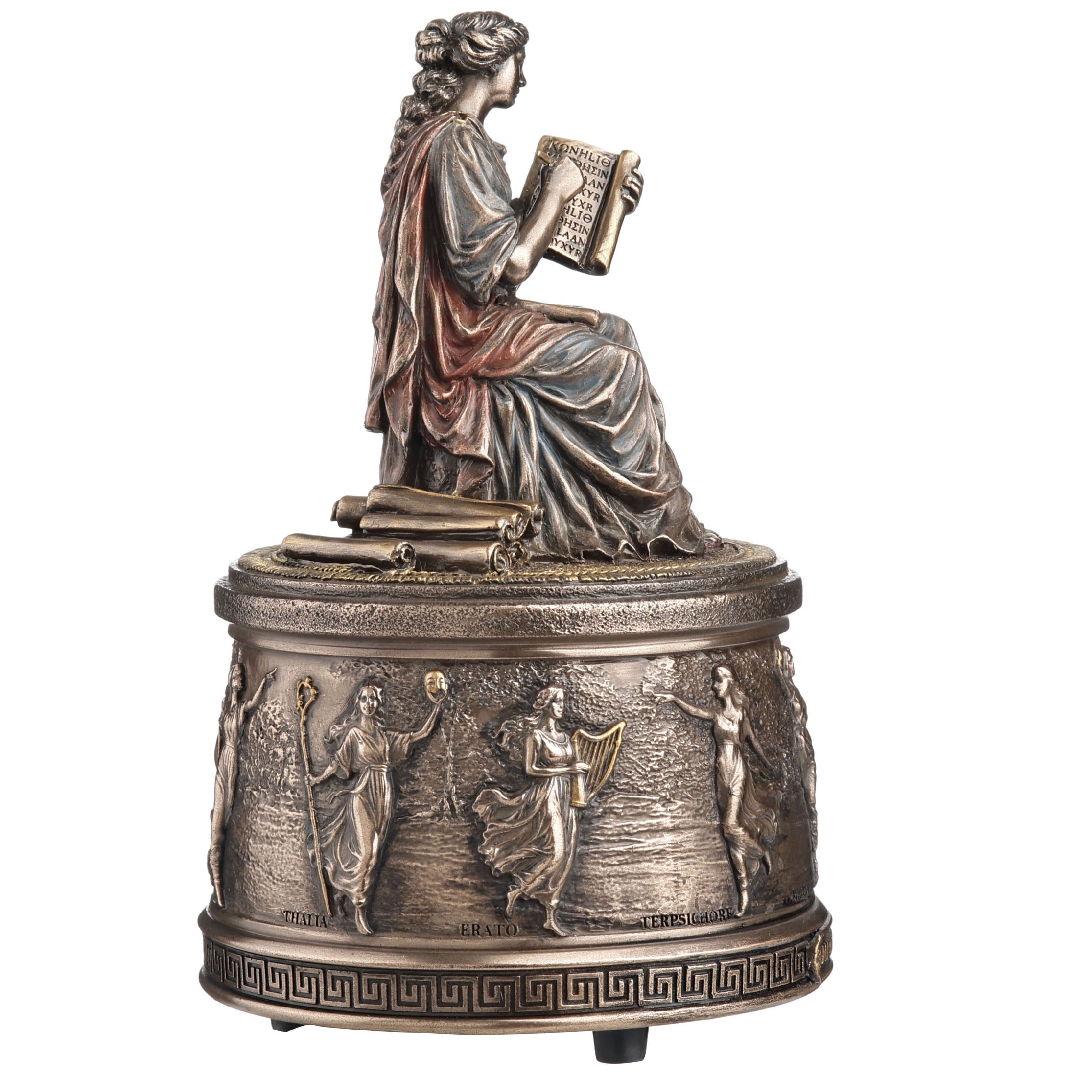 Mnemosyne Greek Goddess of Memory Music Box (Tune: The Children of Piraeus)