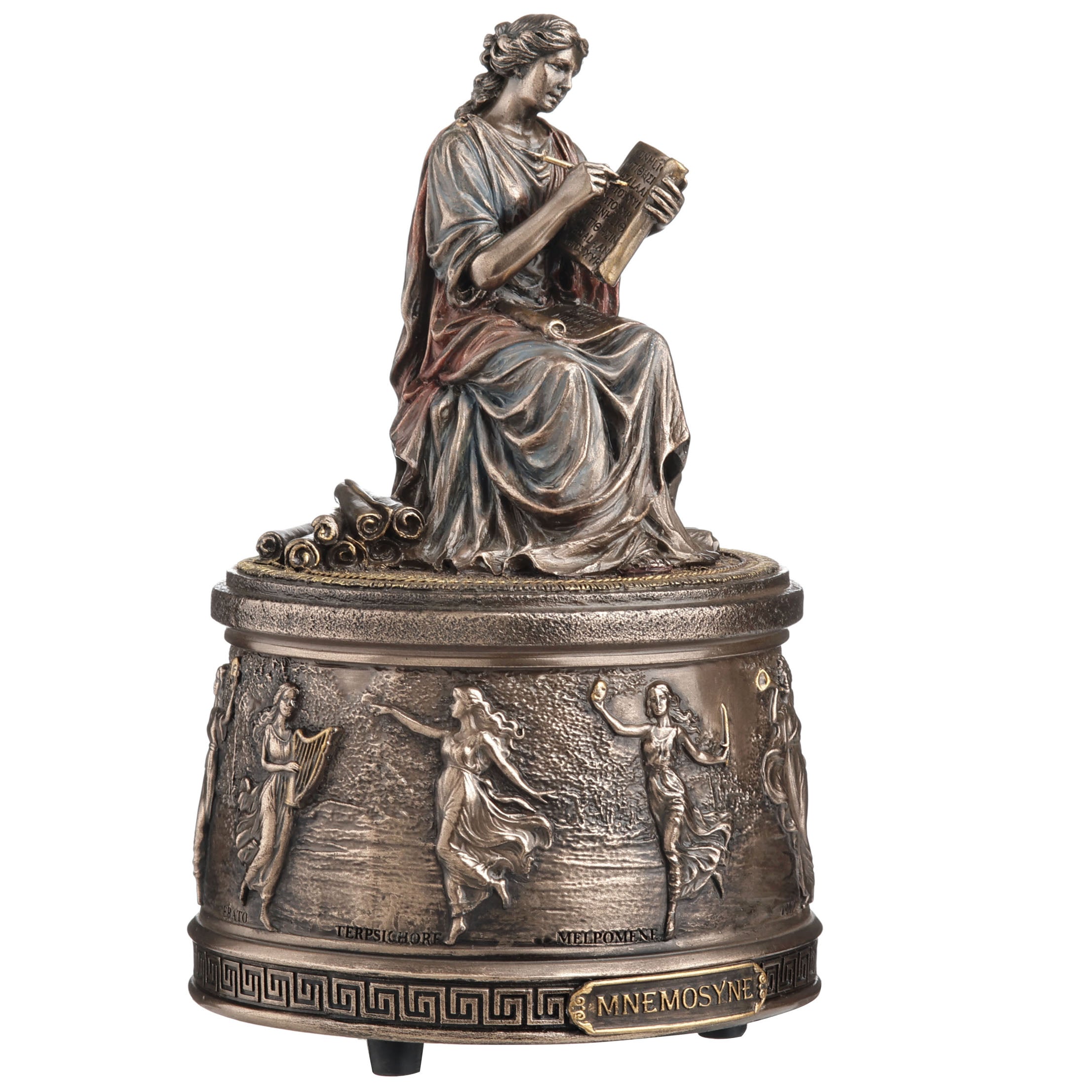 Mnemosyne Greek Goddess of Memory Music Box (Tune: The Children of Piraeus)