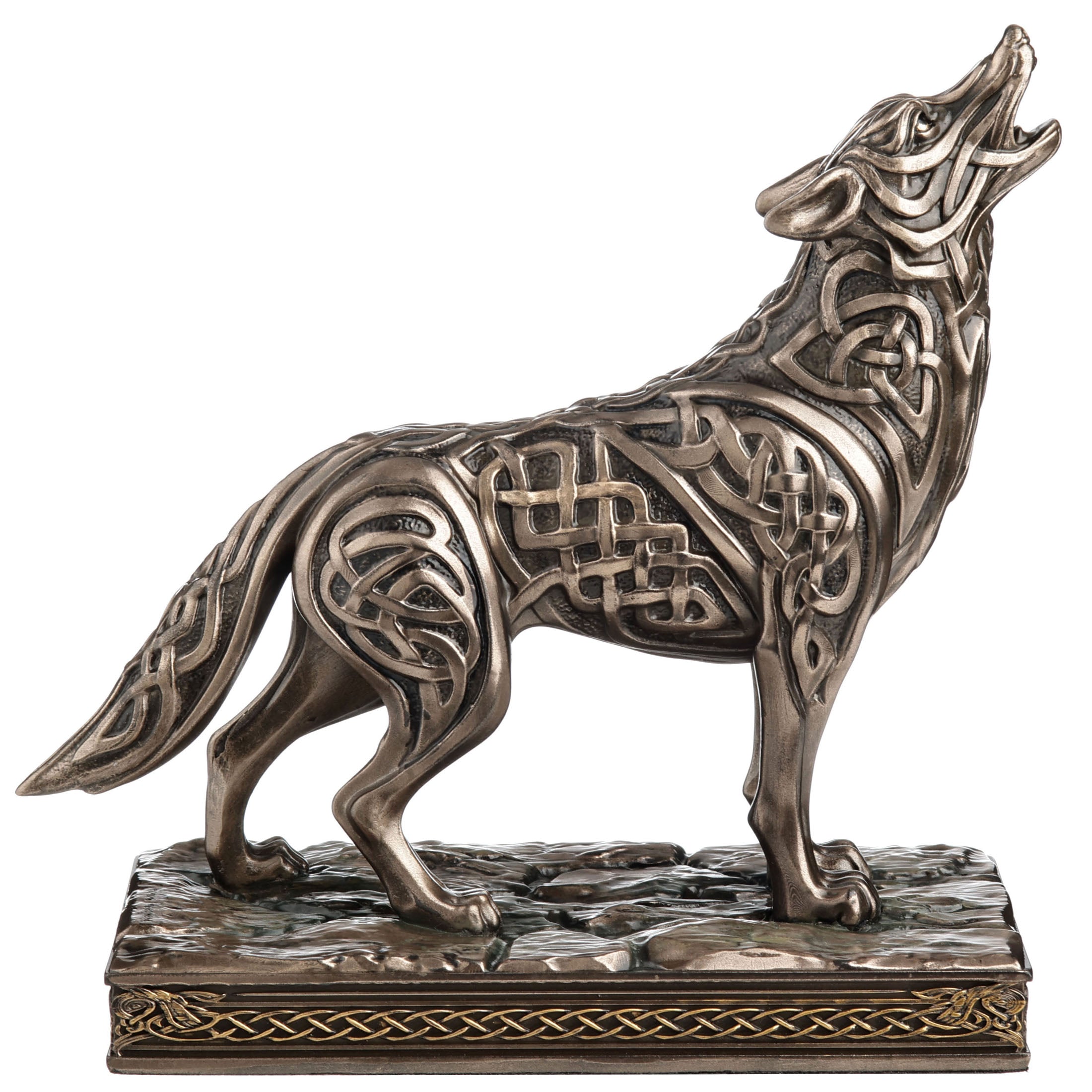 Celtic Knot Howling Wolf