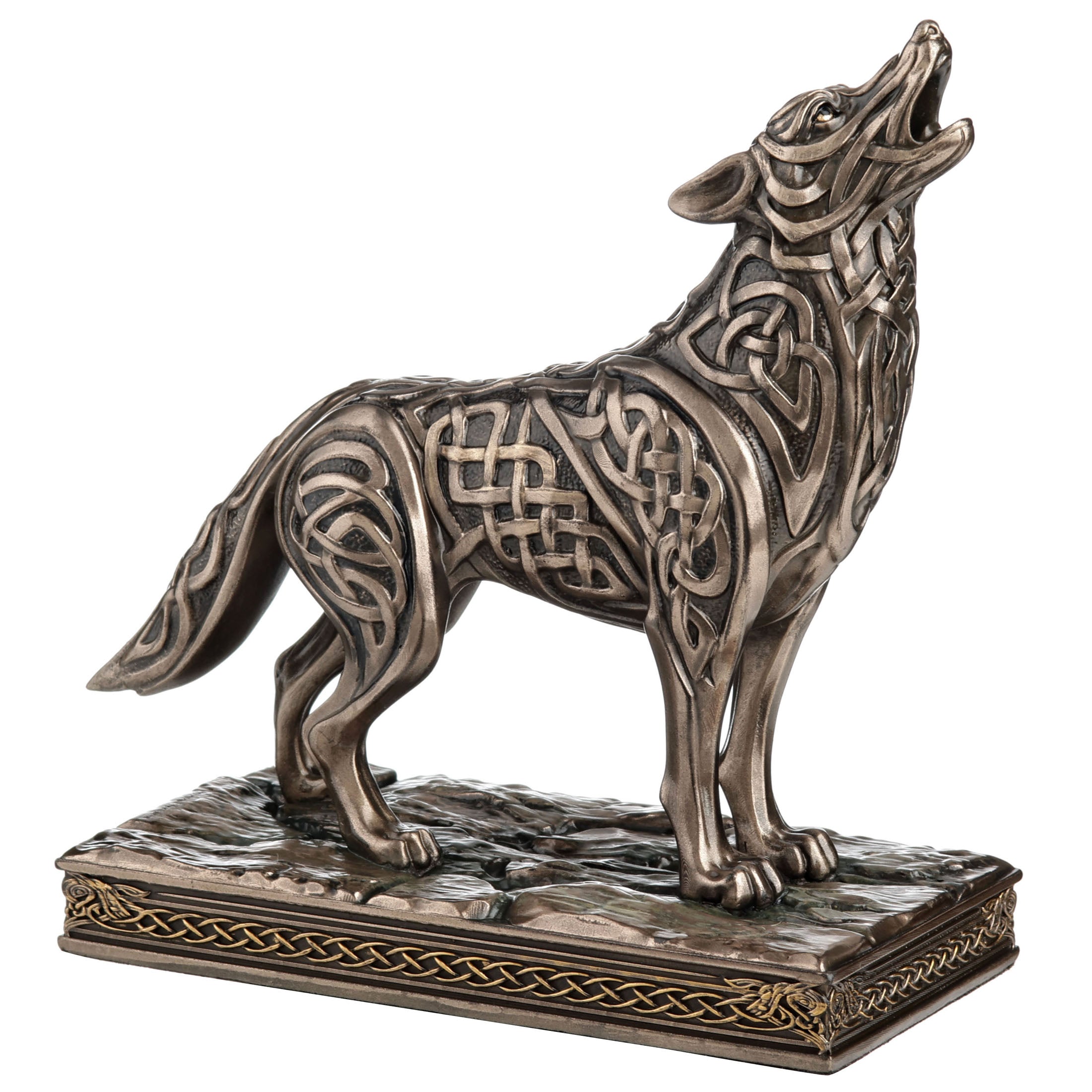 Celtic Knot Howling Wolf