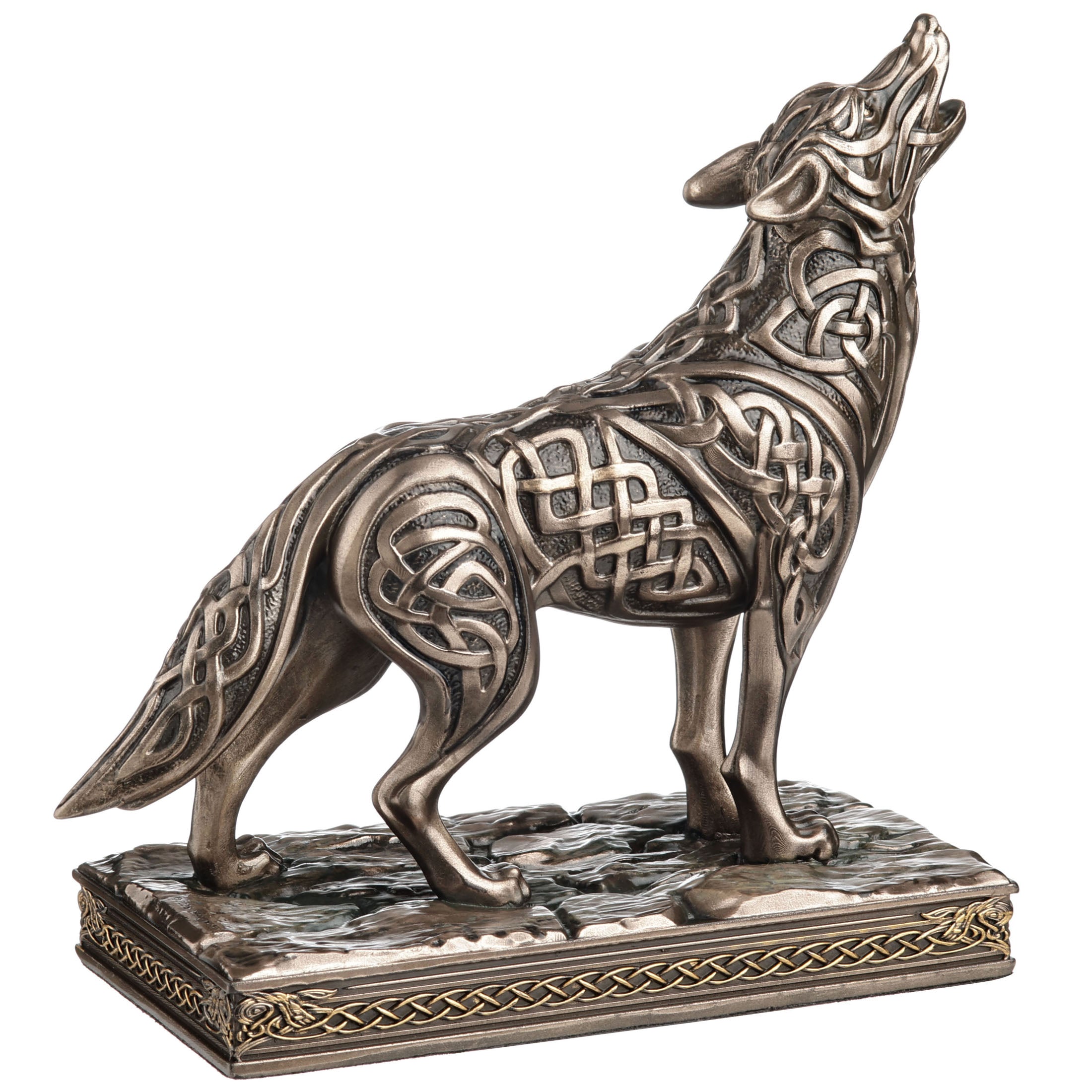 Celtic Knot Howling Wolf