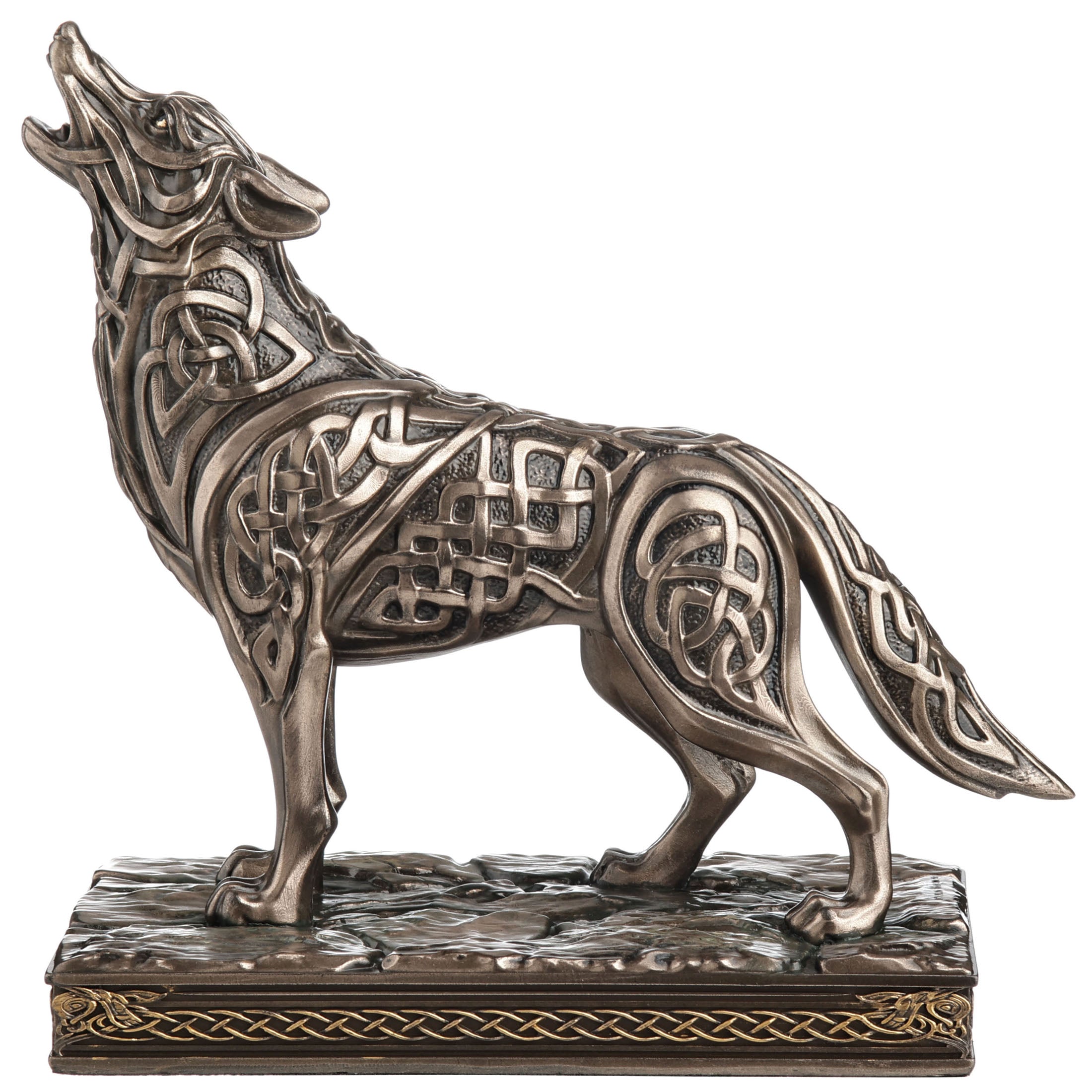 Celtic Knot Howling Wolf