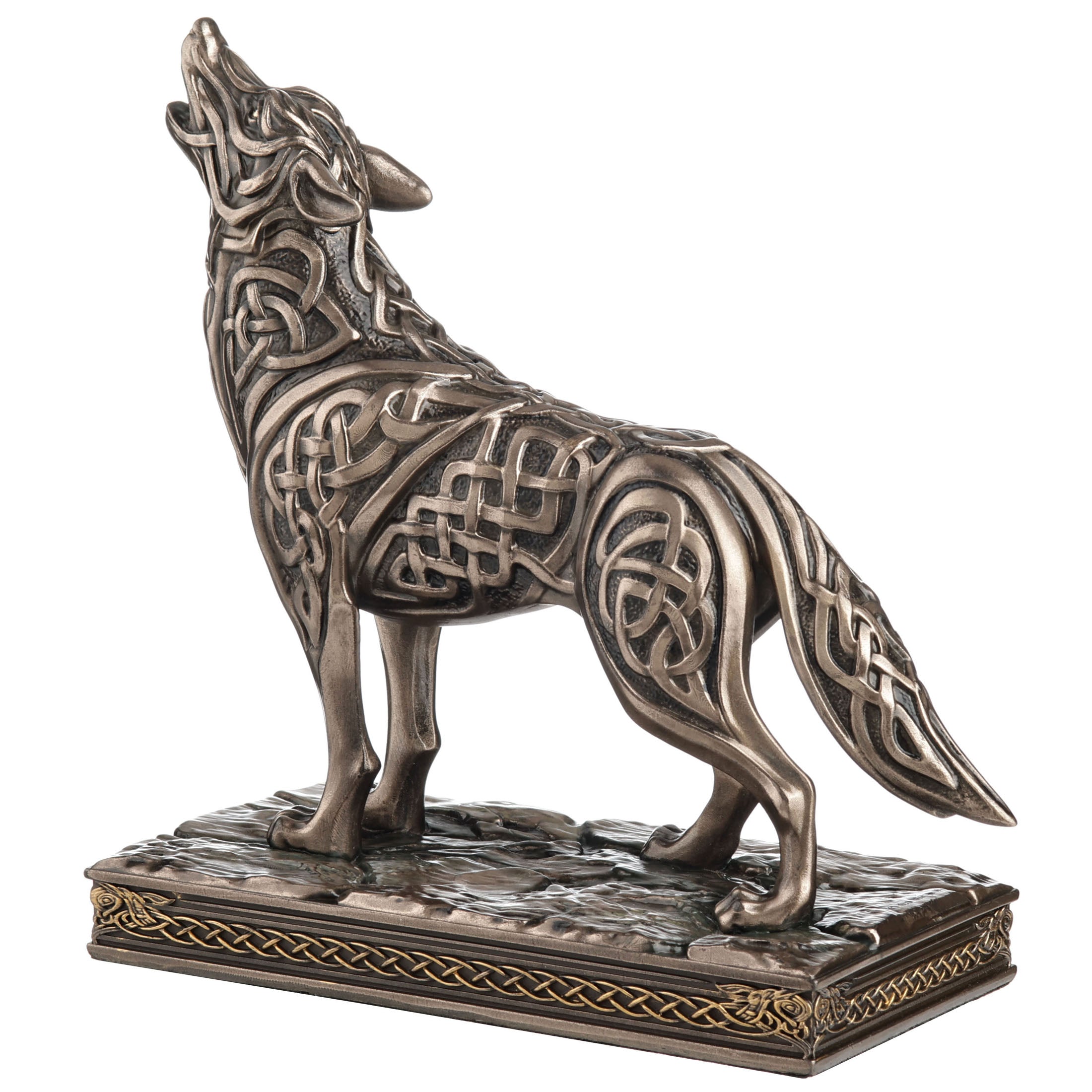 Celtic Knot Howling Wolf