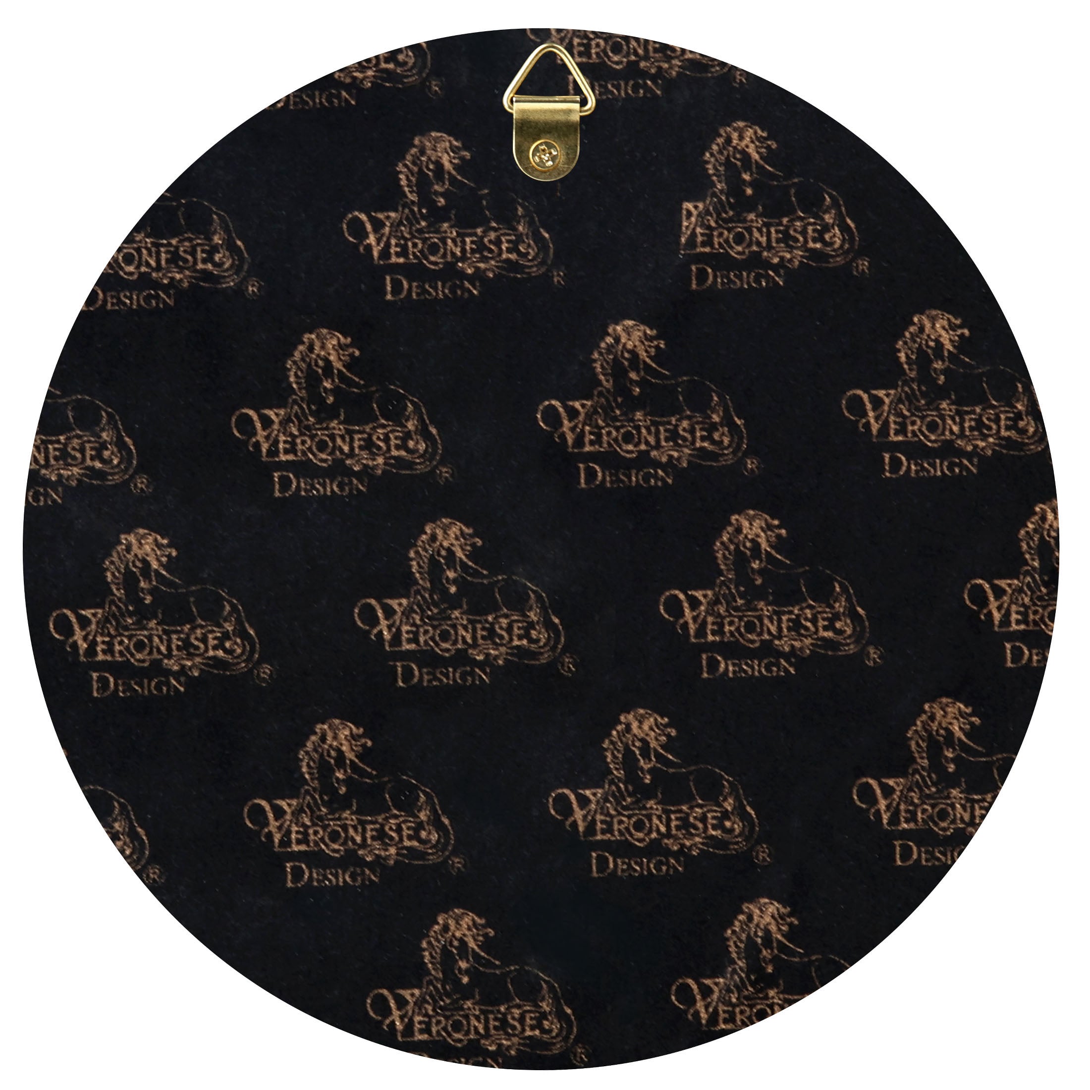 Goddess Meditating Under Tree Of Life Round Wall Plaque