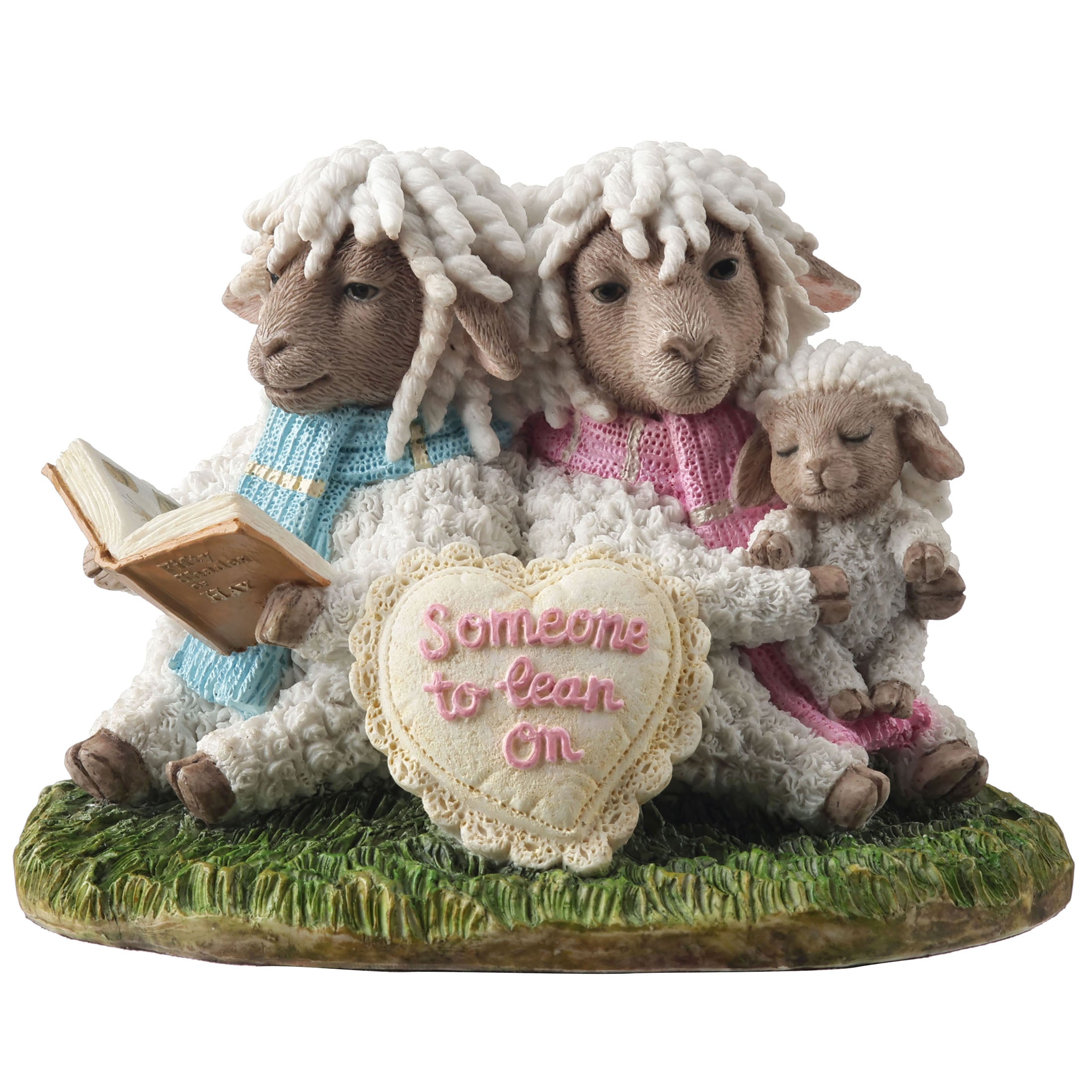 Family Of Sheep Someone To Lean On